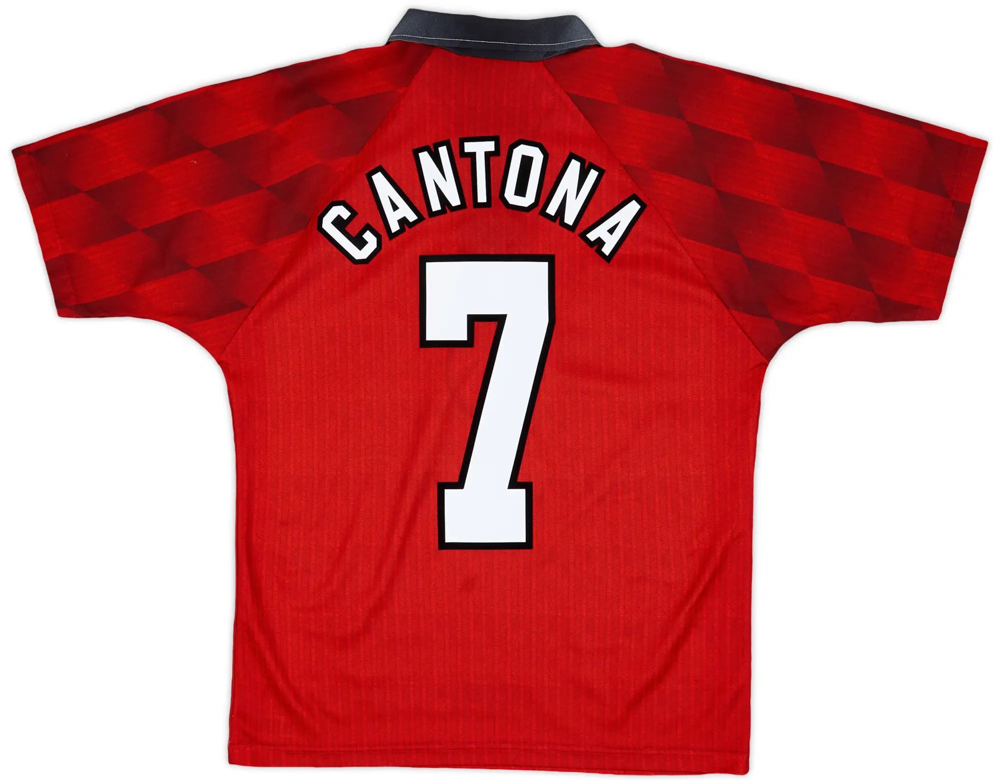 1996-98 Manchester United Home Shirt Cantona #7 - 8/10 - (Y)