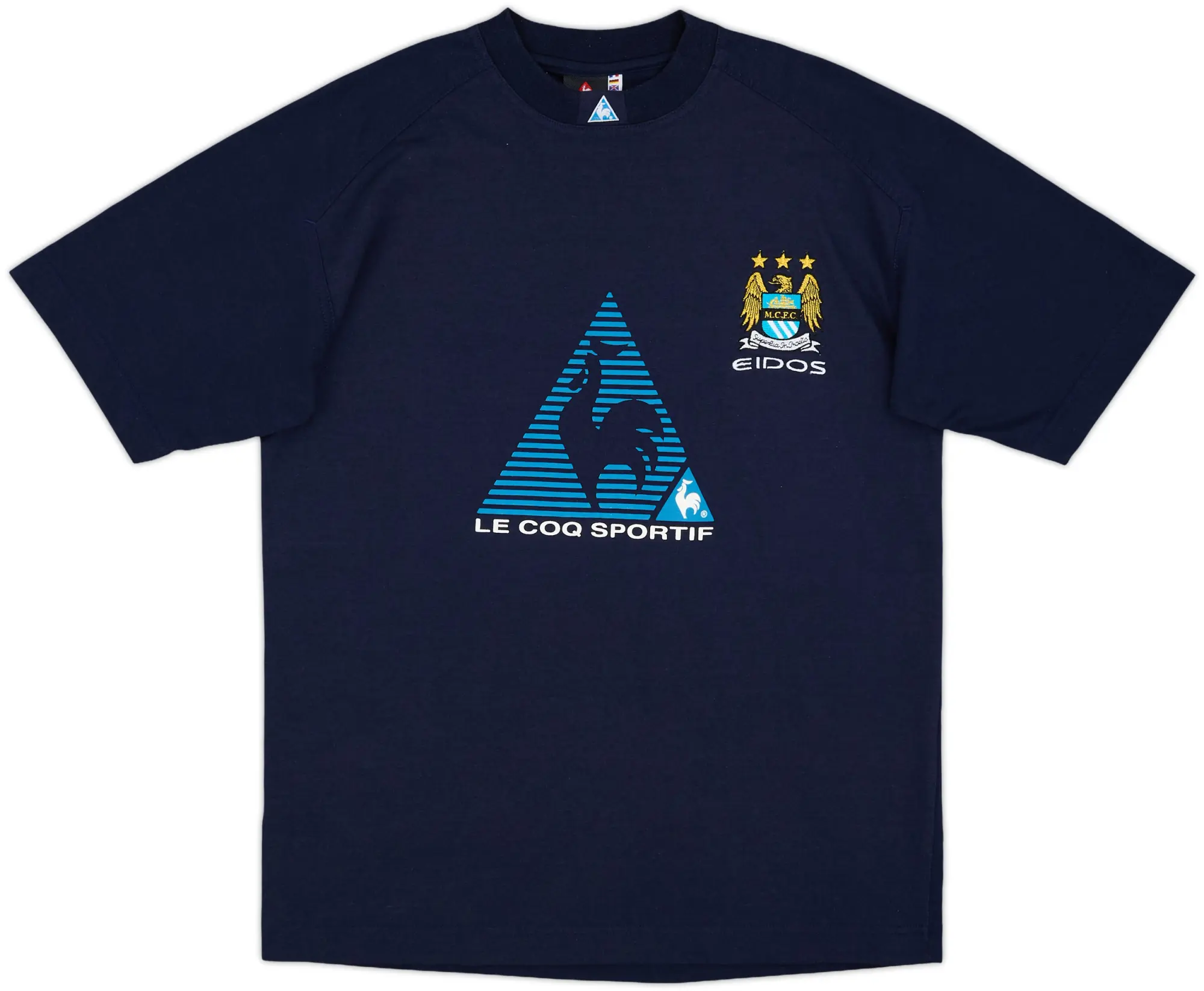 1999-00 Manchester City Le Coq Sportif Cotton Tee - 9/10 - (S)