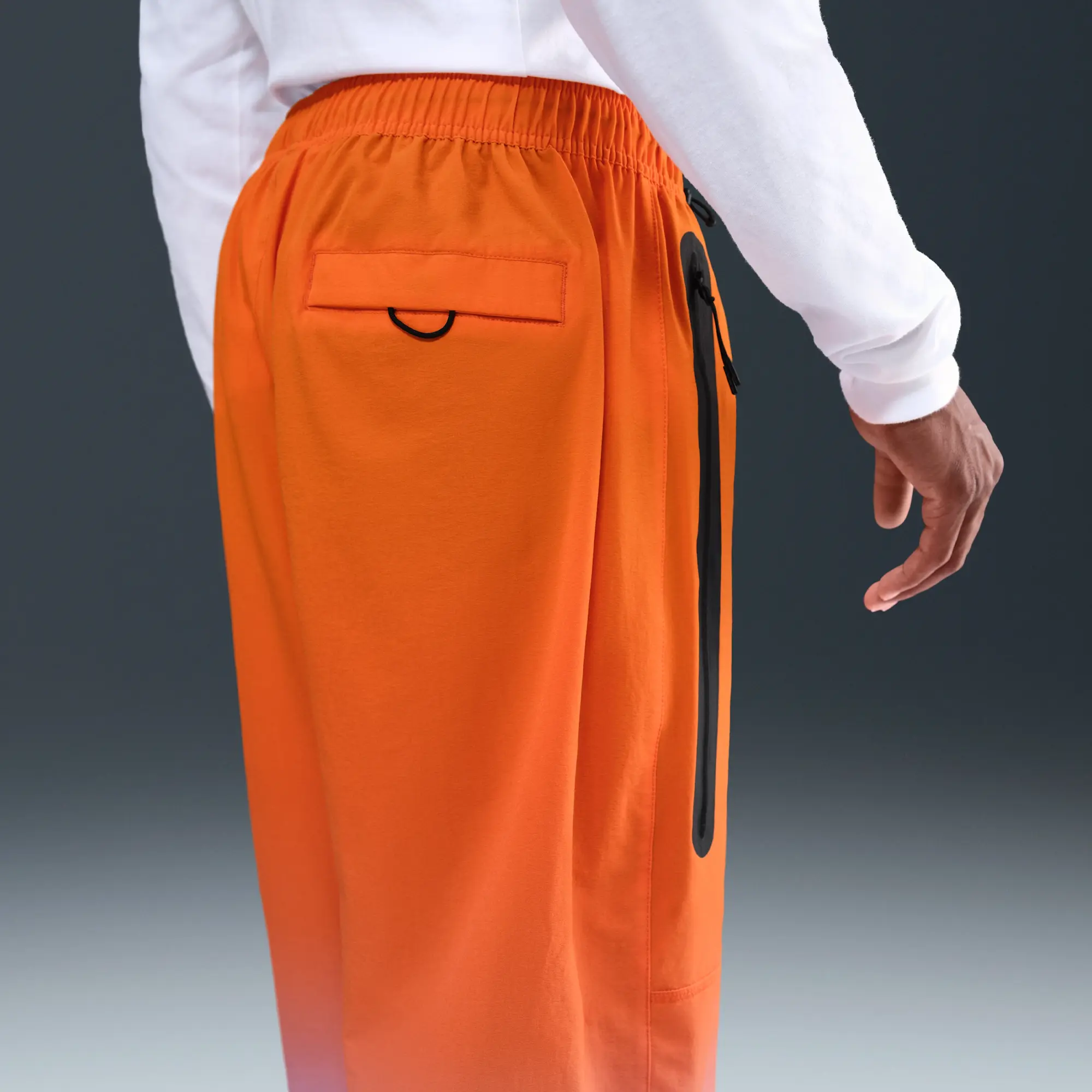 Nike Tech Men's Woven Trousers - Blue - Nylon/Elastane