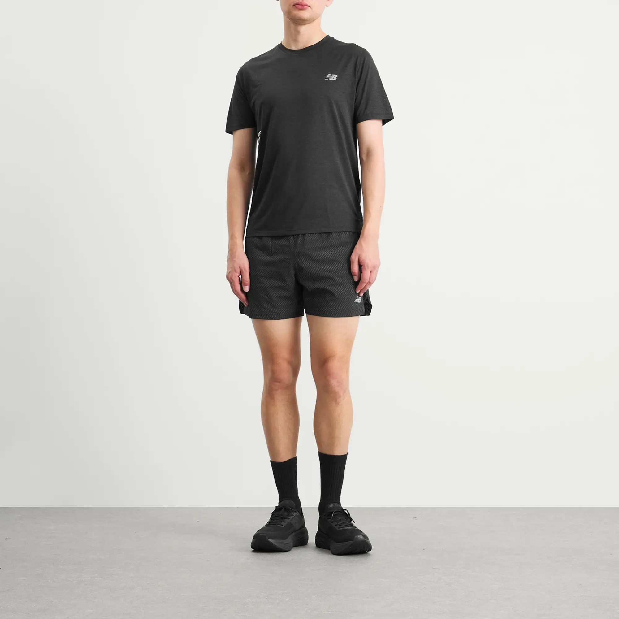 New Balance RC Reflective Short 5" Black Multi Print