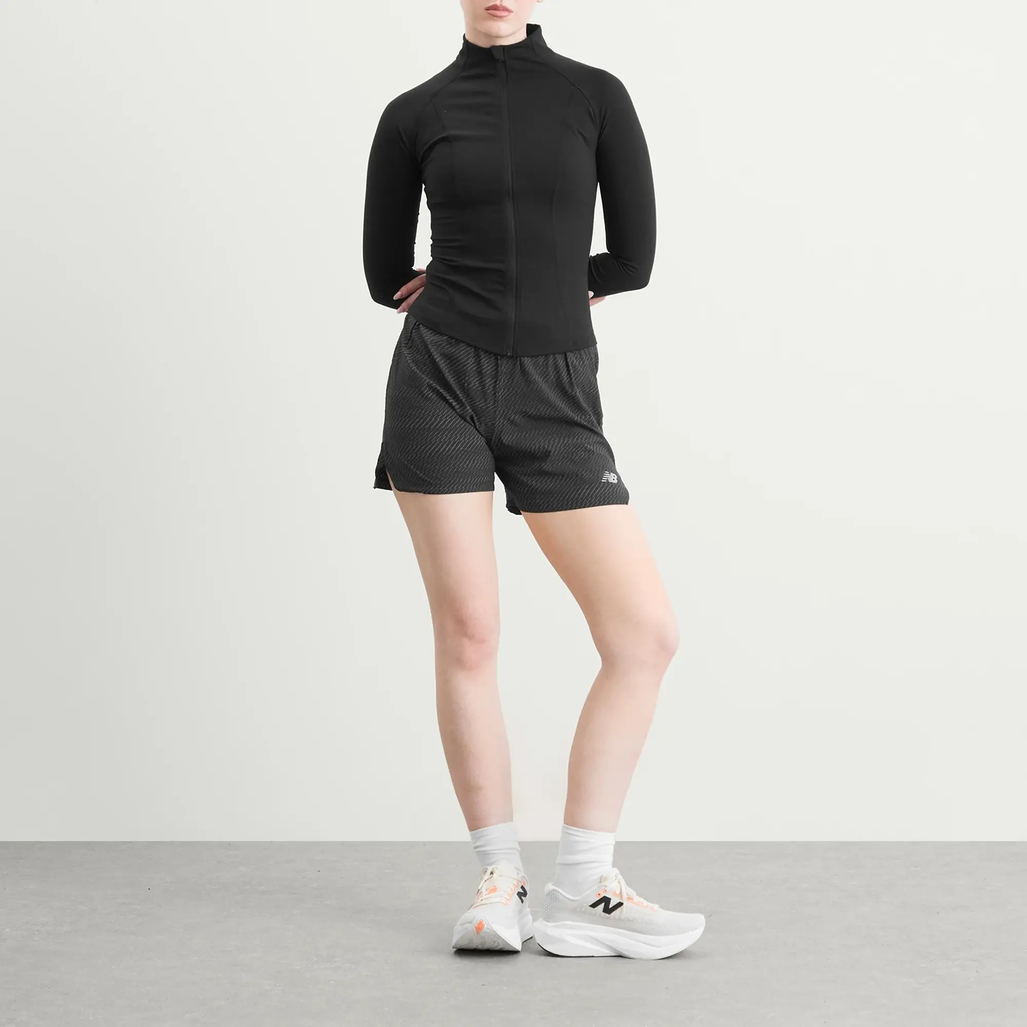 New Balance RC Reflective Short 5" Black Multi Print