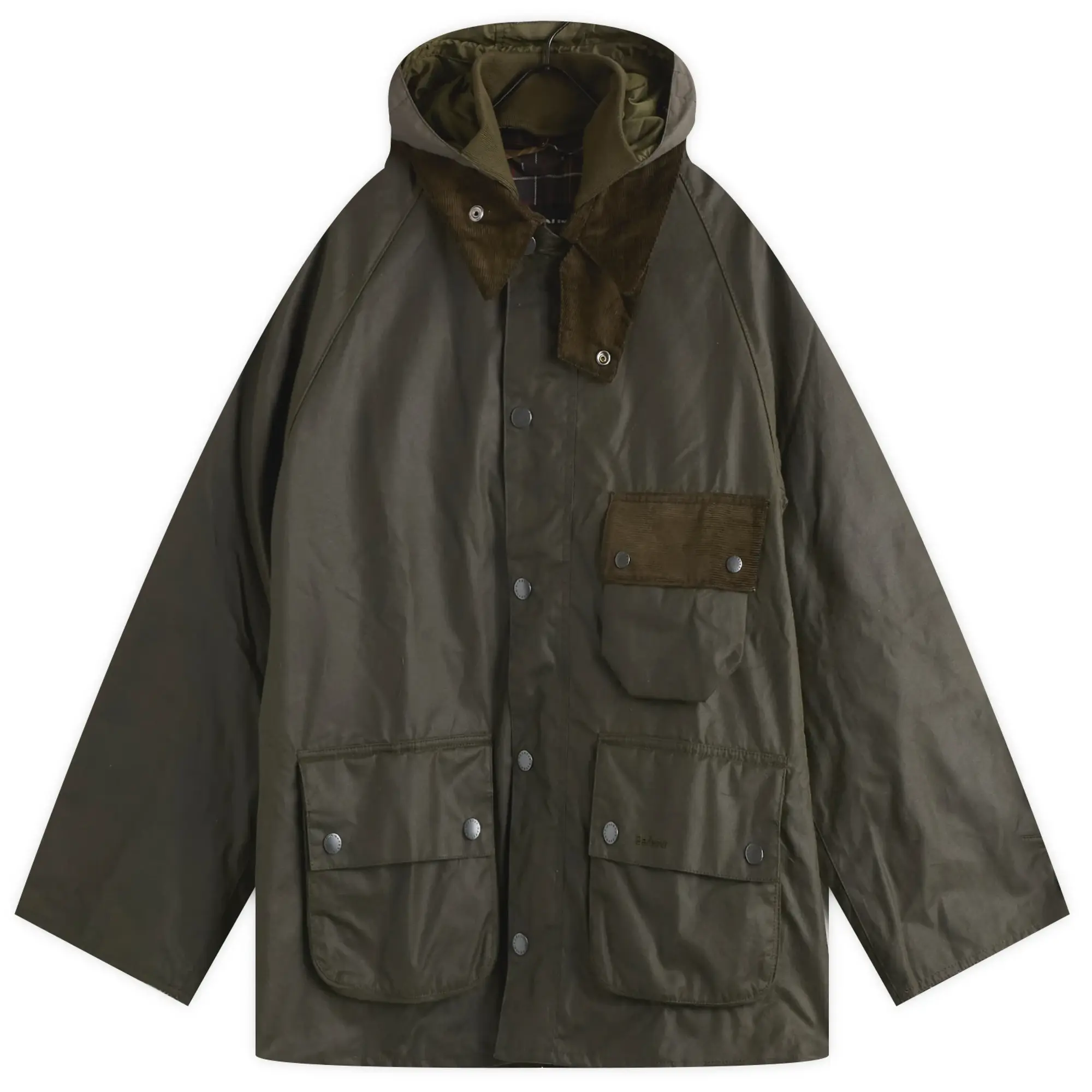 Barbour Men's Barbour Men's Heritage + Modified Solway Wax Jacket Olive