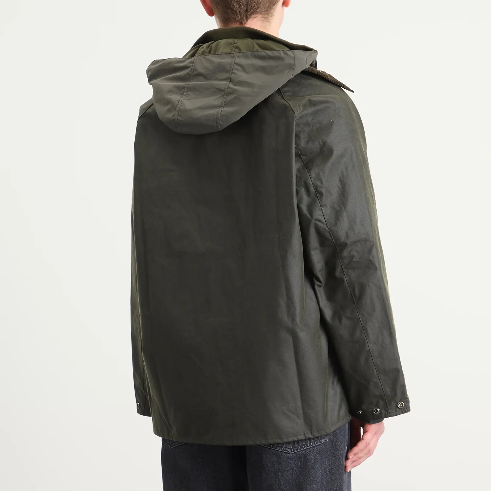 Barbour Men's Barbour Men's Heritage + Modified Solway Wax Jacket Olive