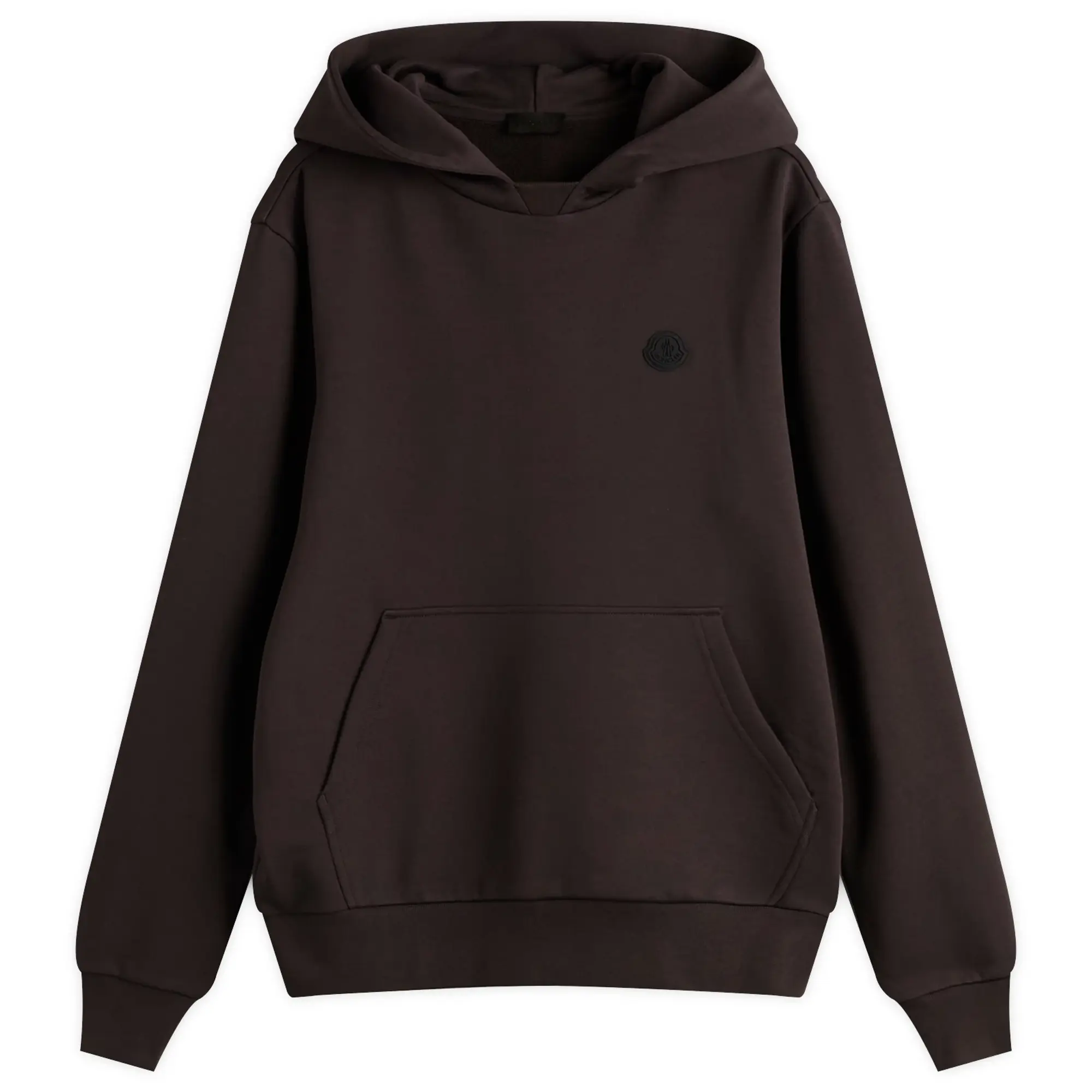 Moncler Men's Washed Hoodie Brown