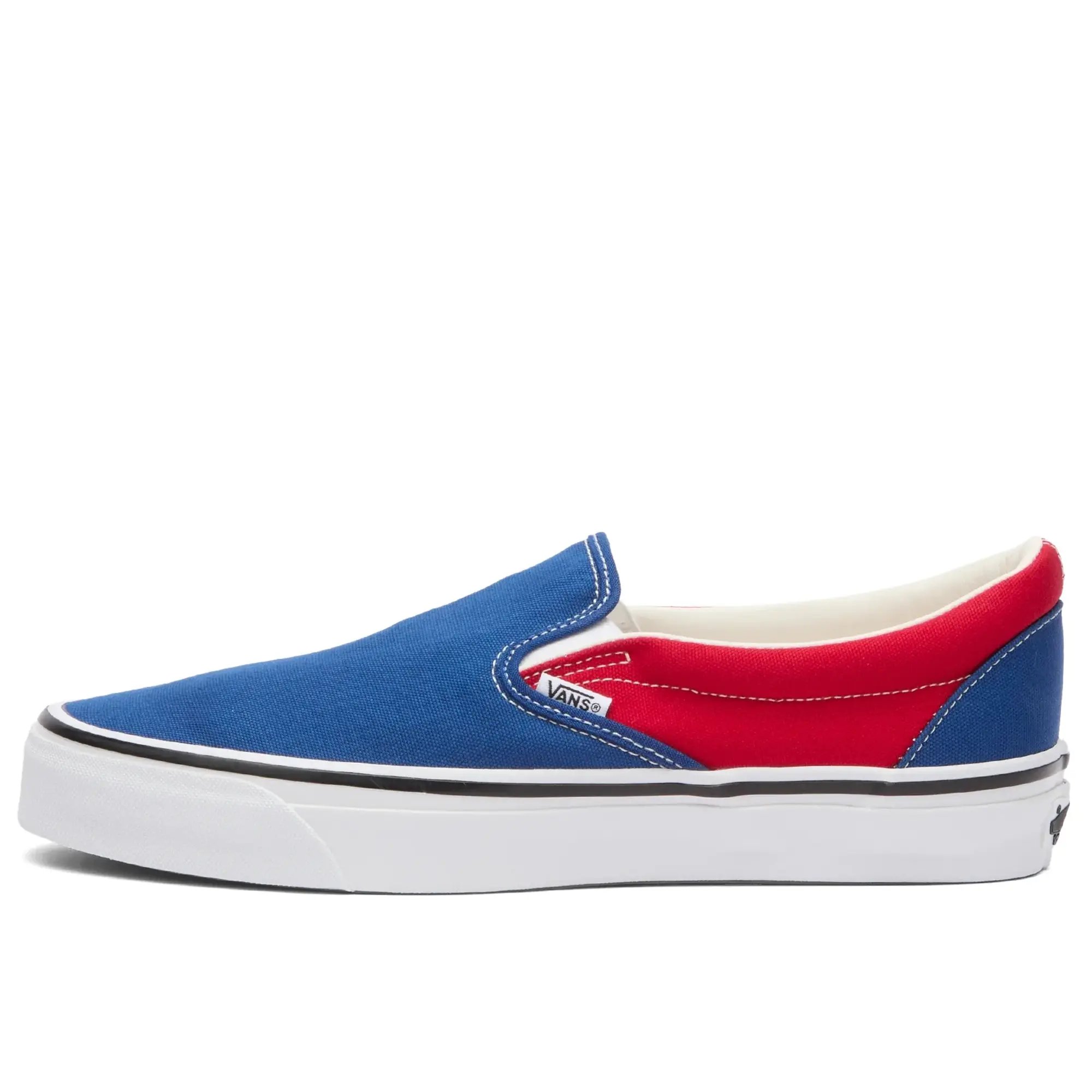 Vans Men's x Engineered Garments OTW Classic Slip-On 98 Sneaker Red/Navy