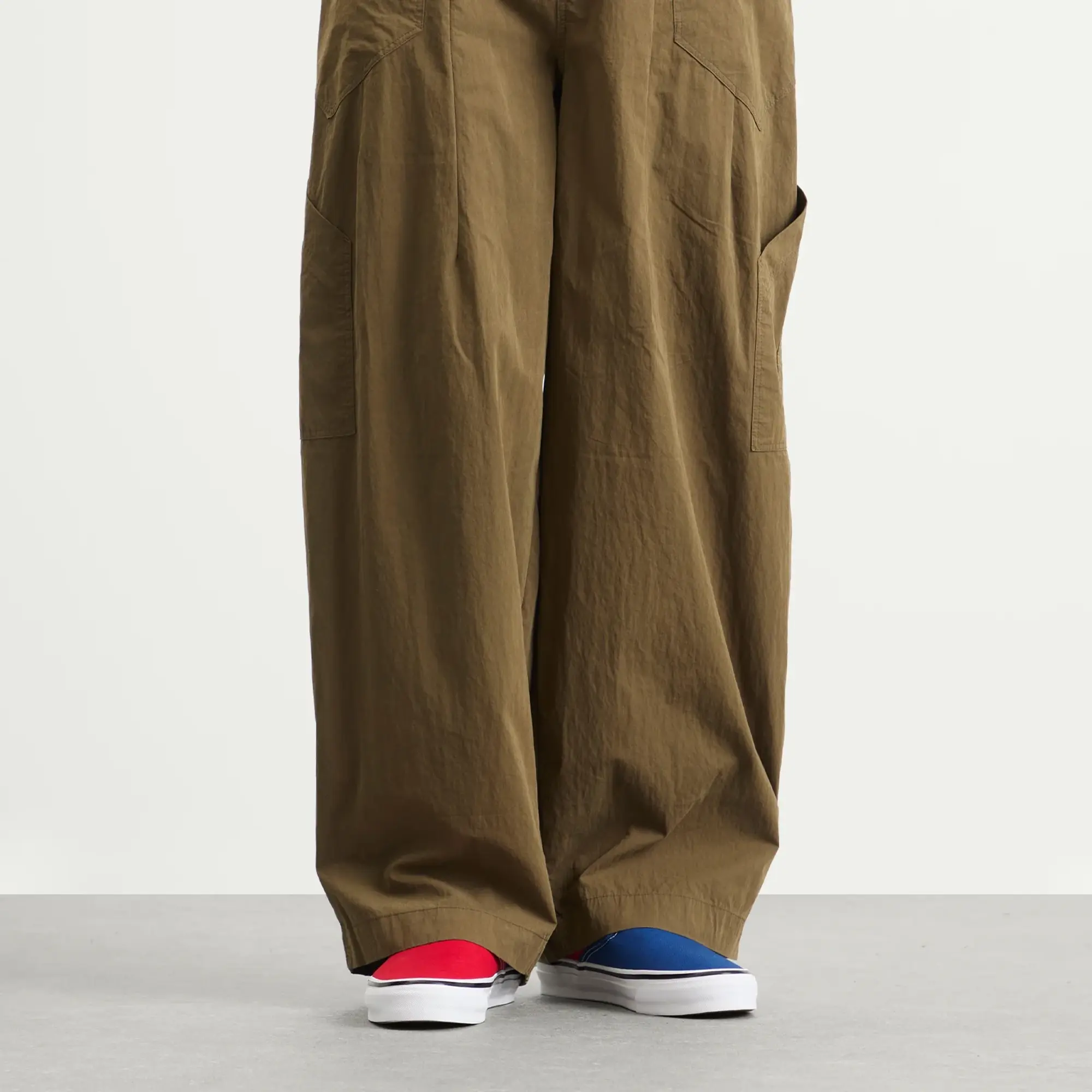 Vans Men's x Engineered Garments OTW Classic Slip-On 98 Sneaker Red/Navy