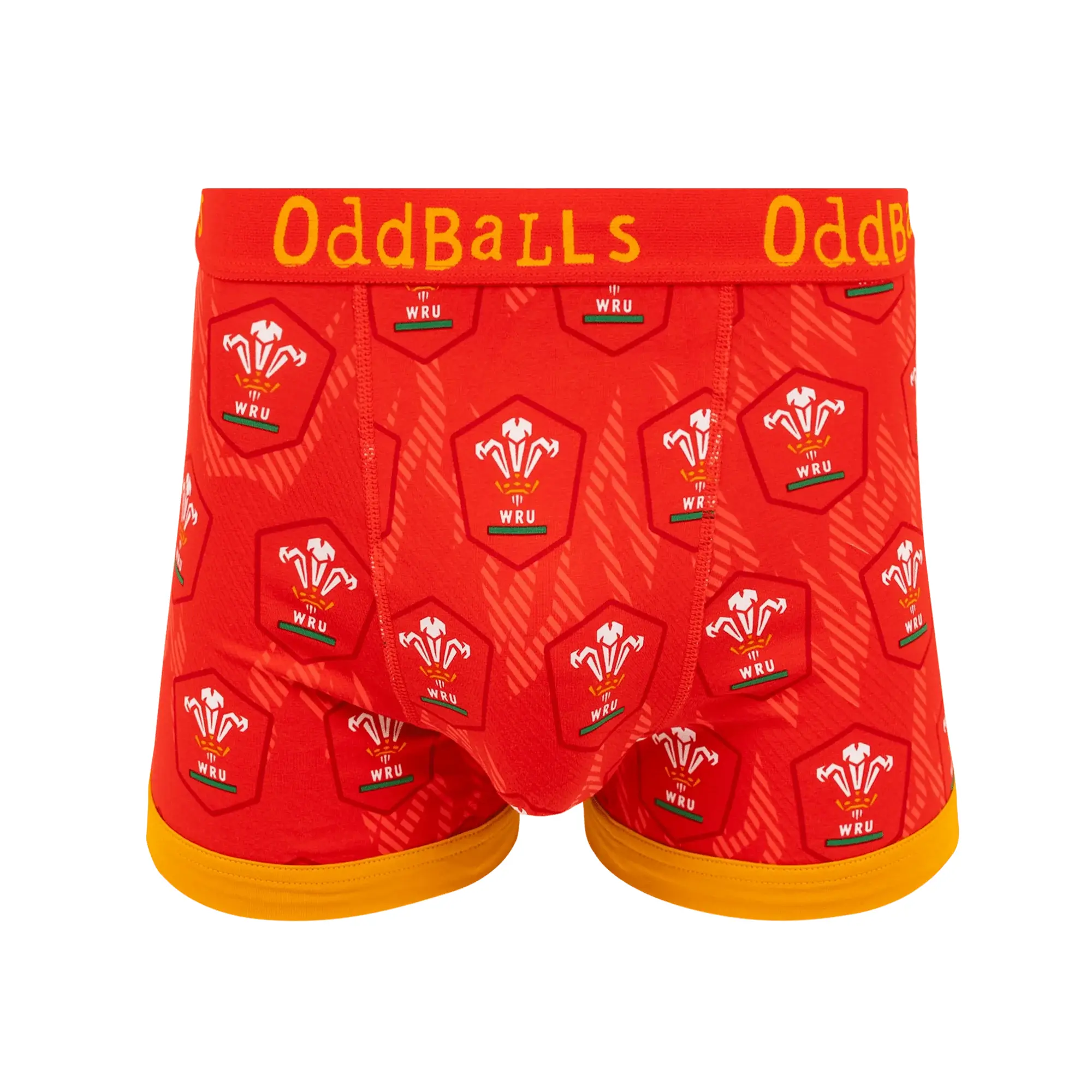 Welsh Rugby Union Flames - Mens Boxer Shorts