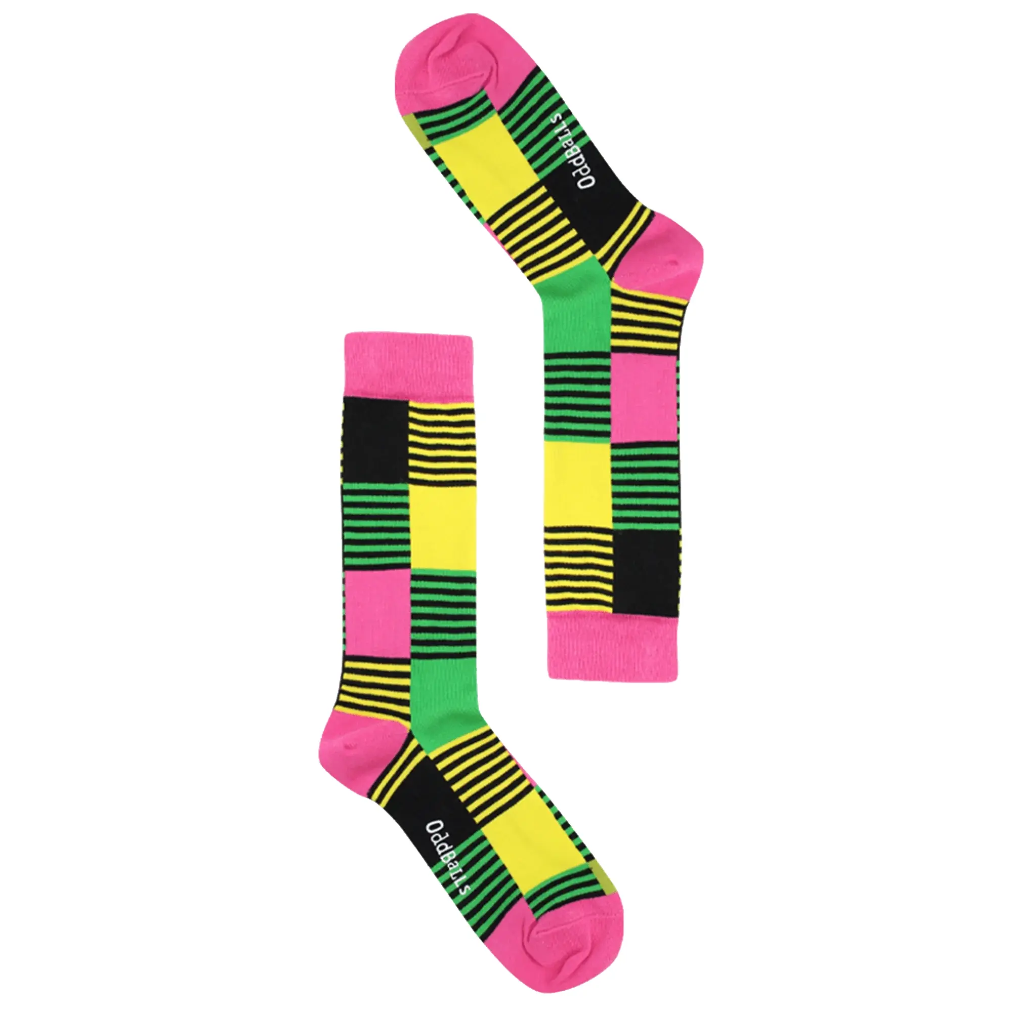 Yellow Blocks - Socks