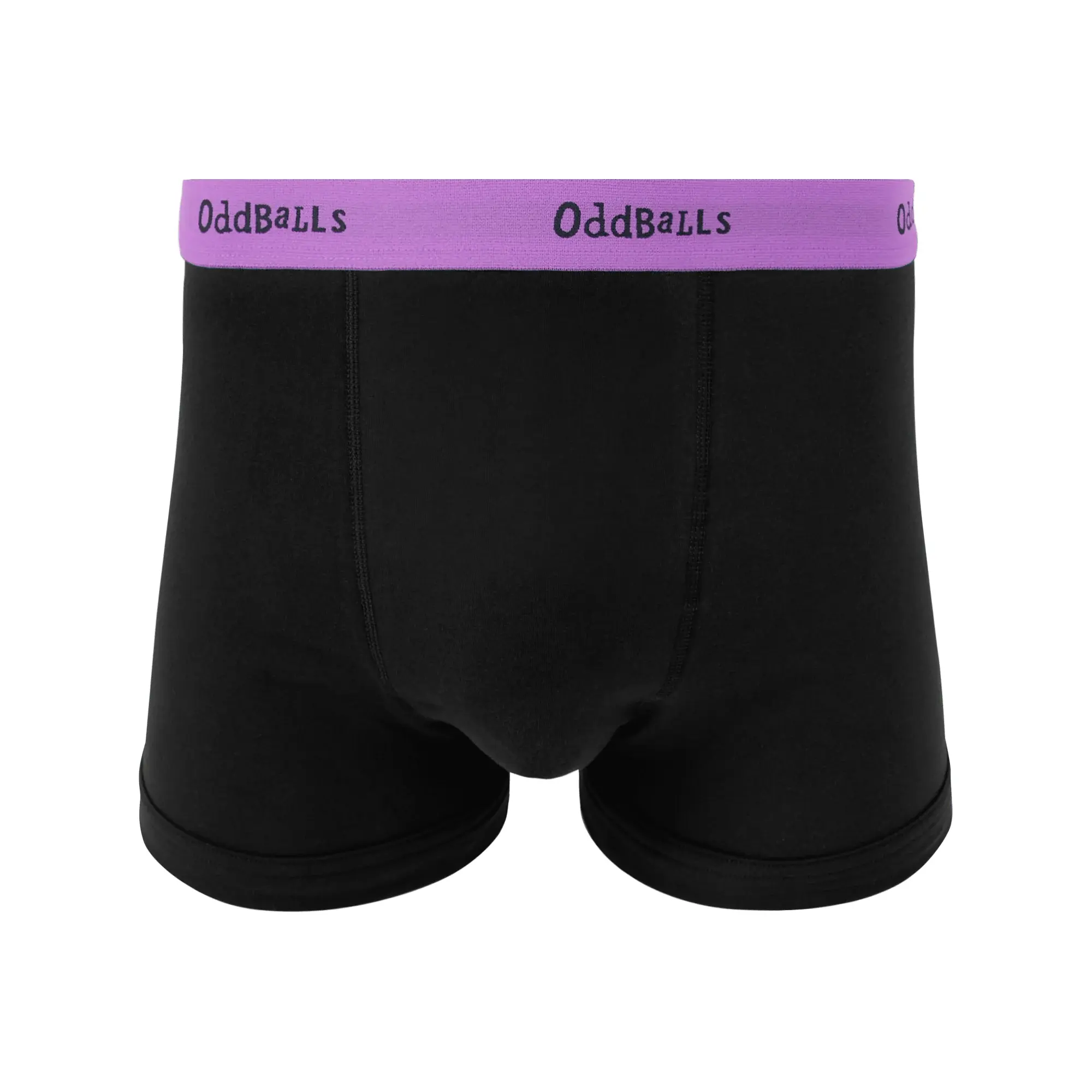 Purple & Black - Mens Boxer Shorts