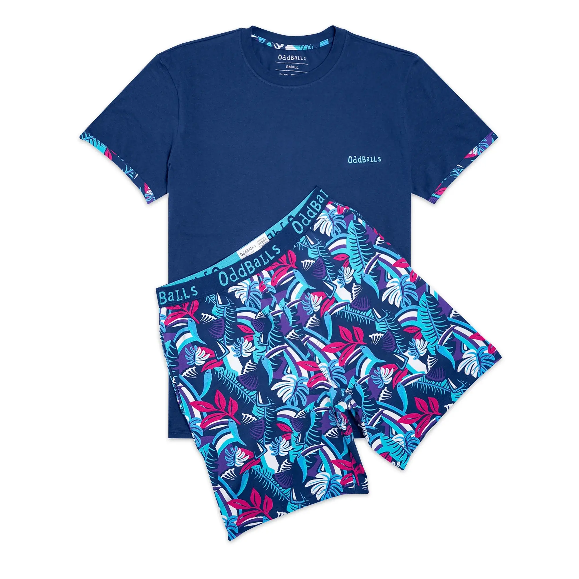 Mens Pyjamas - Toucan - Shorts & T-Shirt