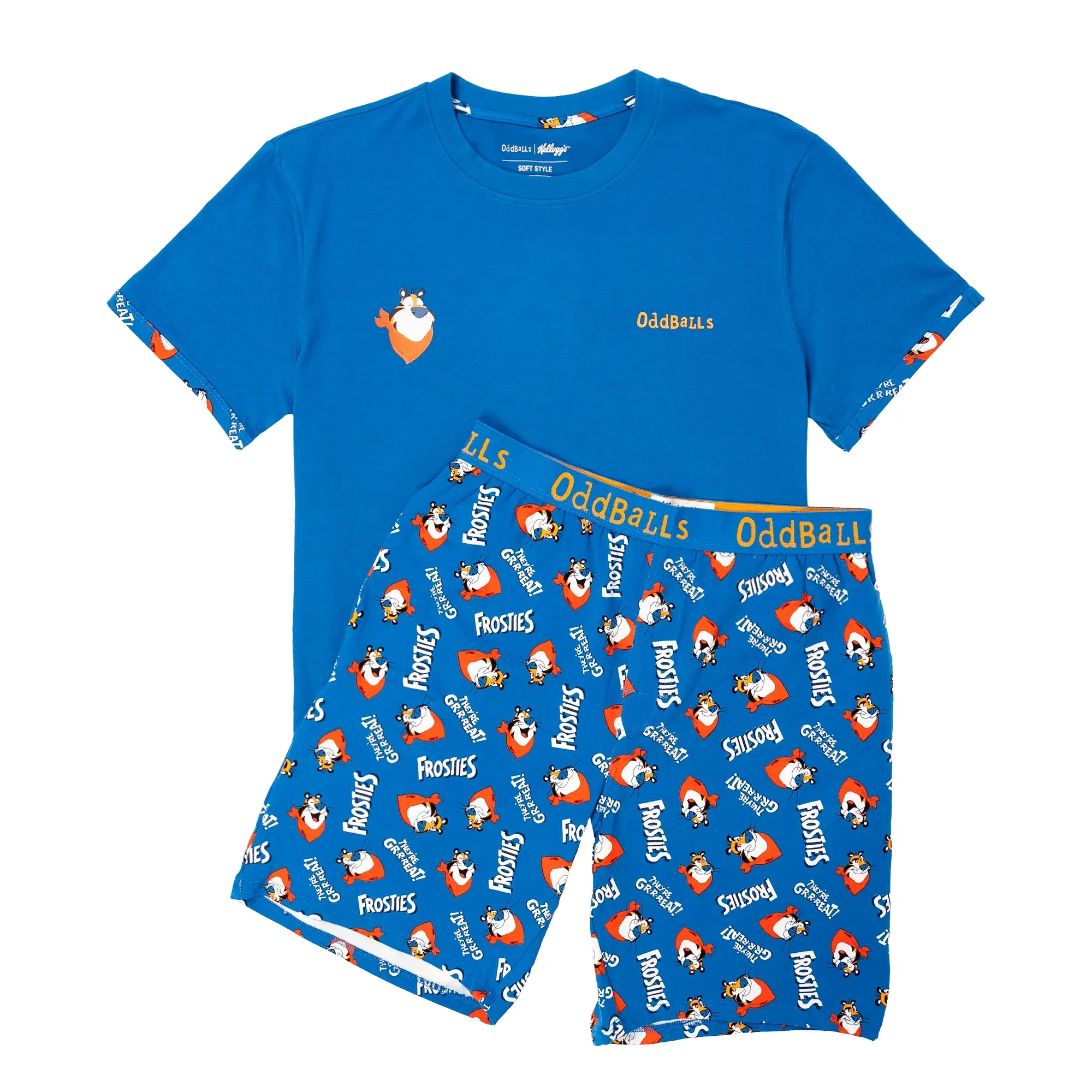 Mens Pyjamas - Frosties - Shorts & T-Shirt