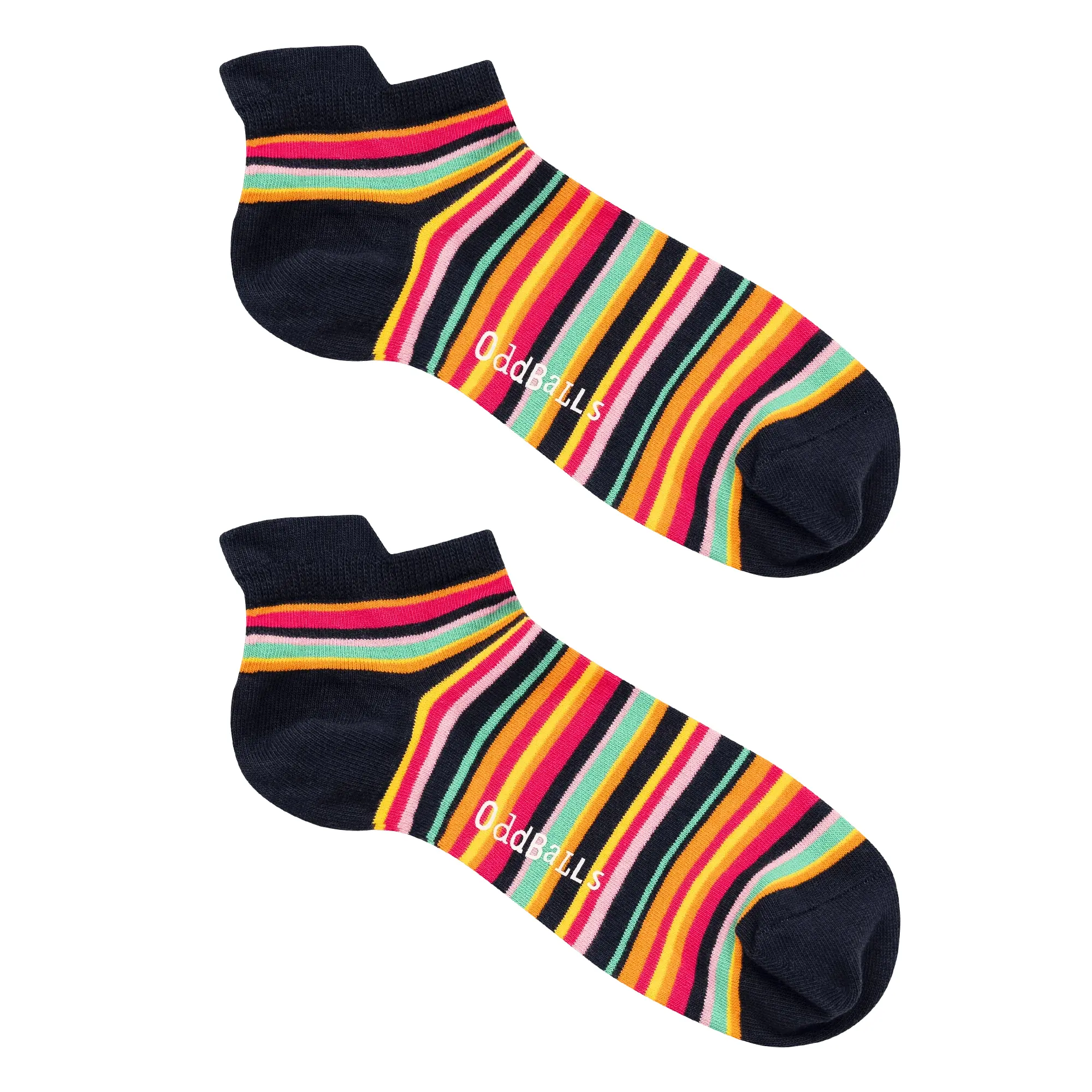 Navy Lines - Ankle Socks