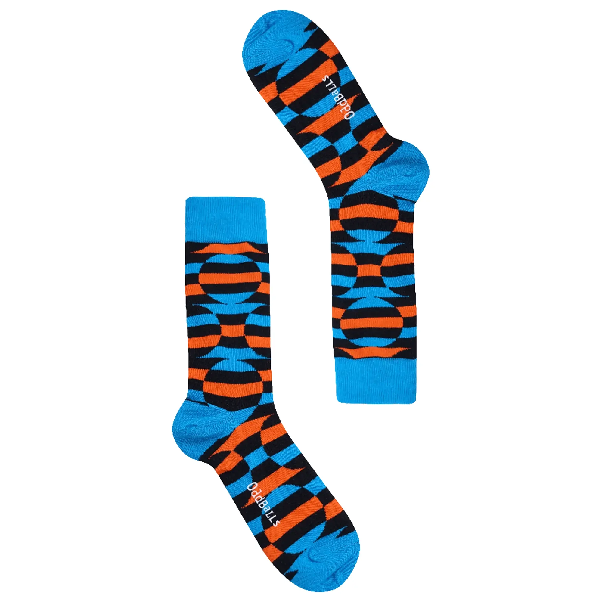 Blue Circles - Socks