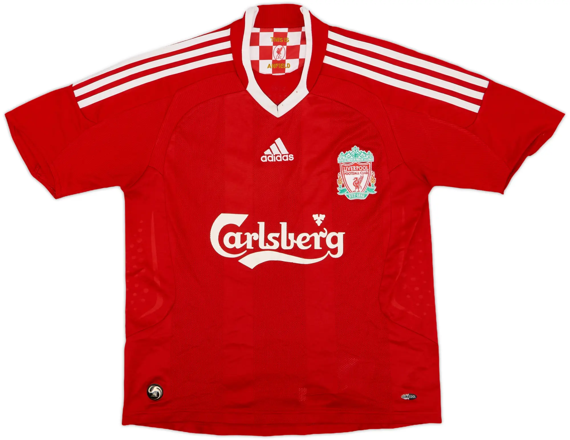2008-10 Liverpool Home Shirt - 5/10 - (L.Boys)