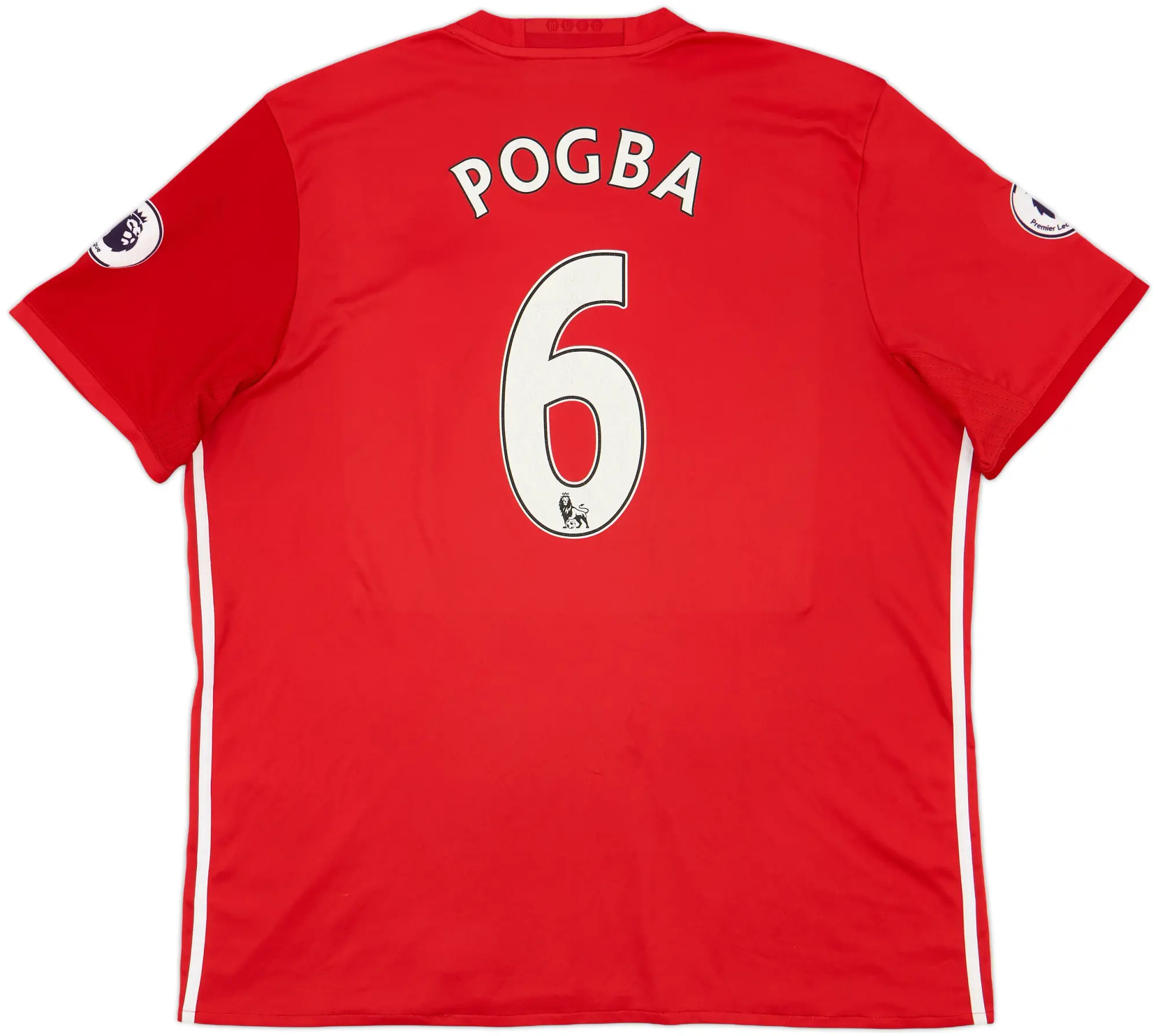 2016-17 Manchester United Home Shirt Pogba #6 - 7/10 - (XXL)