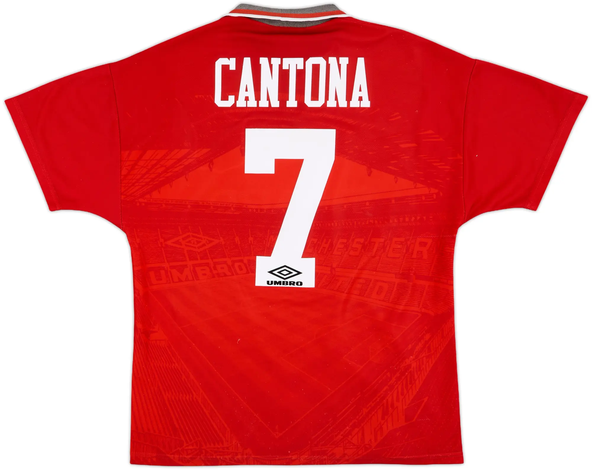 1994-96 Manchester United Home Shirt Cantona #7 - 6/10 - (M)
