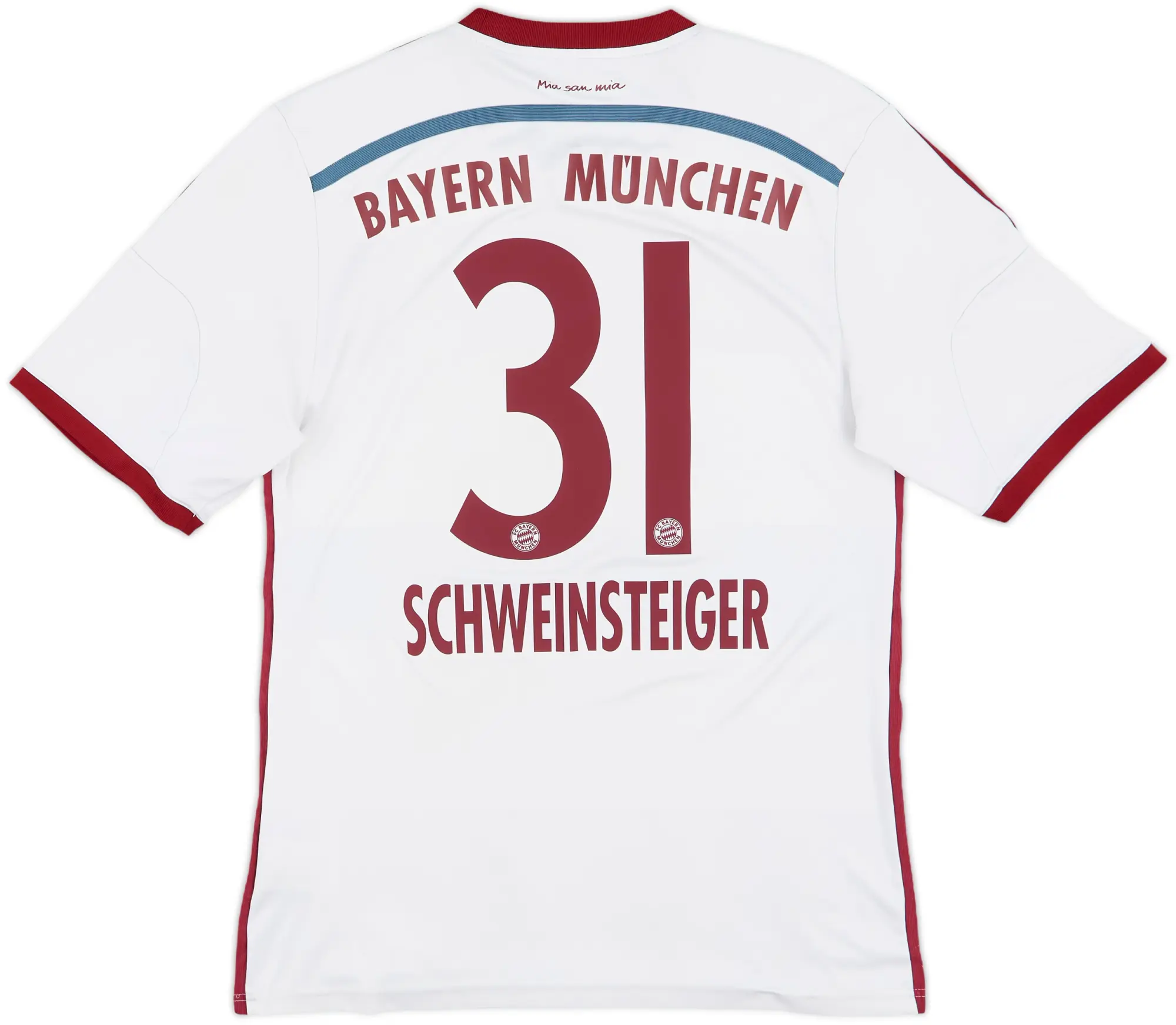 2014-15 Bayern Munich Away Shirt Schweinsteiger #31 - 7/10 - (M)