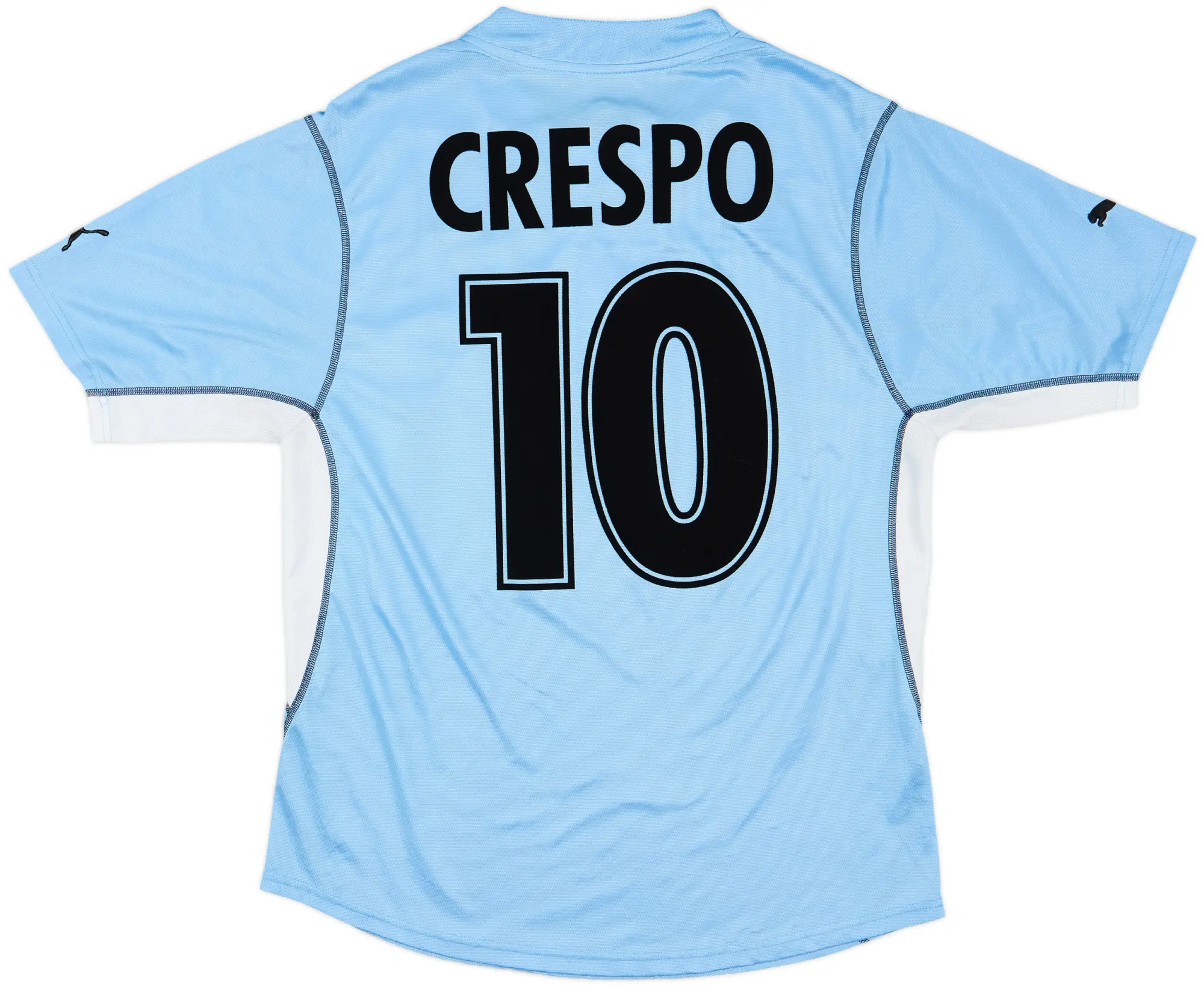 2001-02 Lazio Home Shirt Crespo #10 - 6/10 - (M)