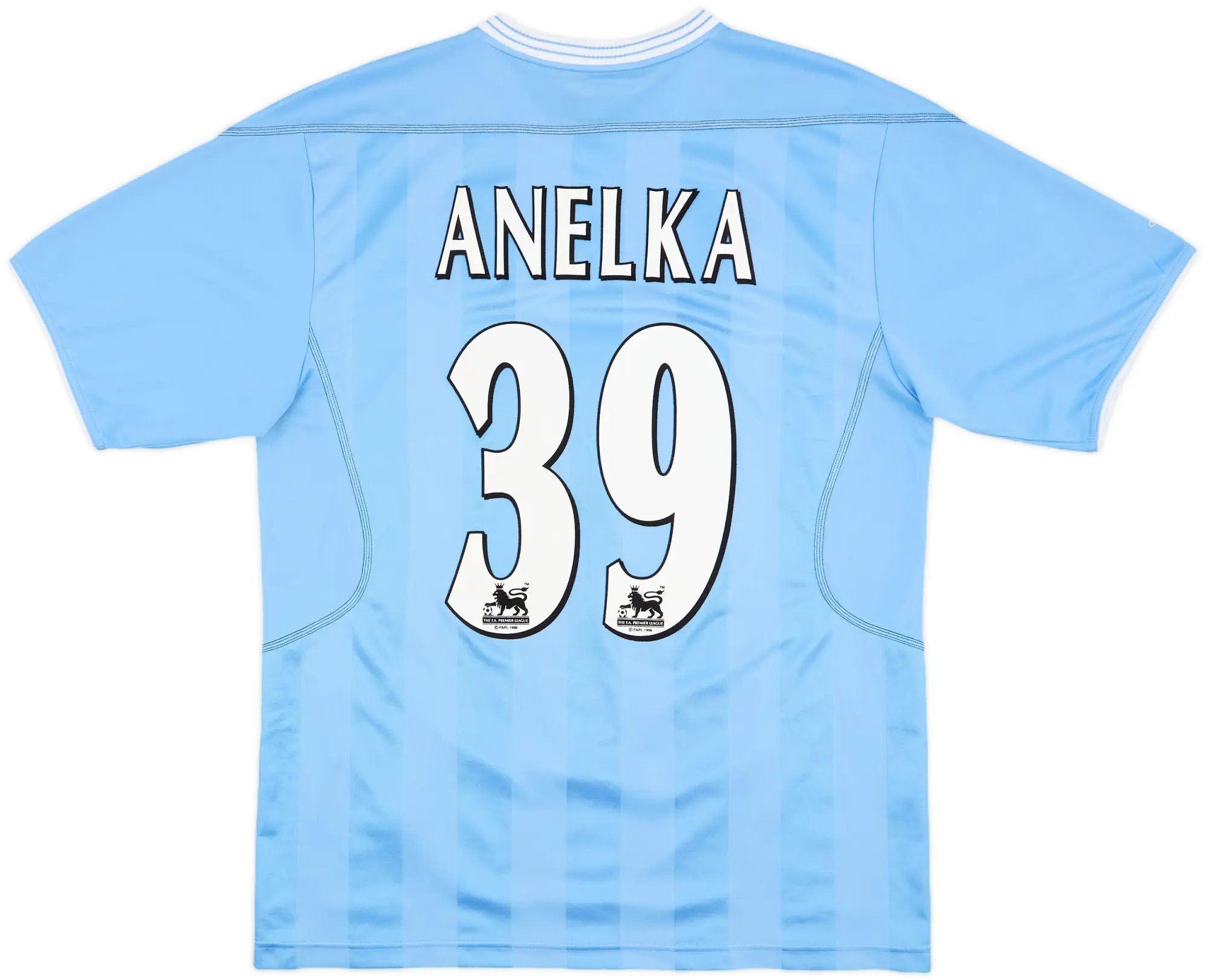 2003-04 Manchester City Home Shirt Anelka #39 - 9/10 - (M)