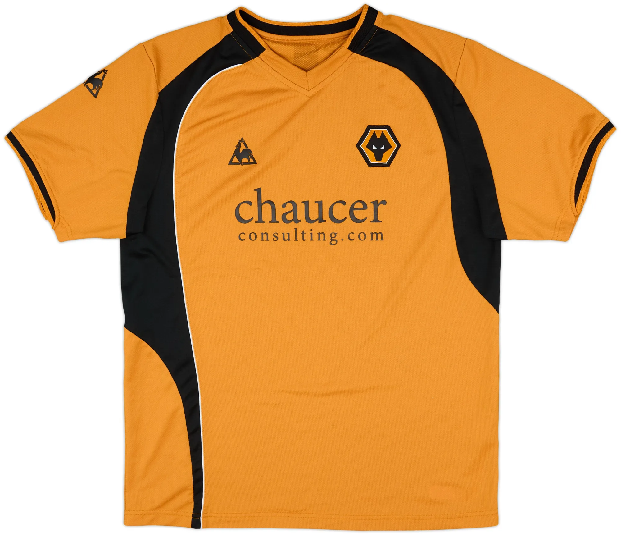 LeCoqSportif Wolverhampton Wanderers Mens SS Home Shirt 2008/09