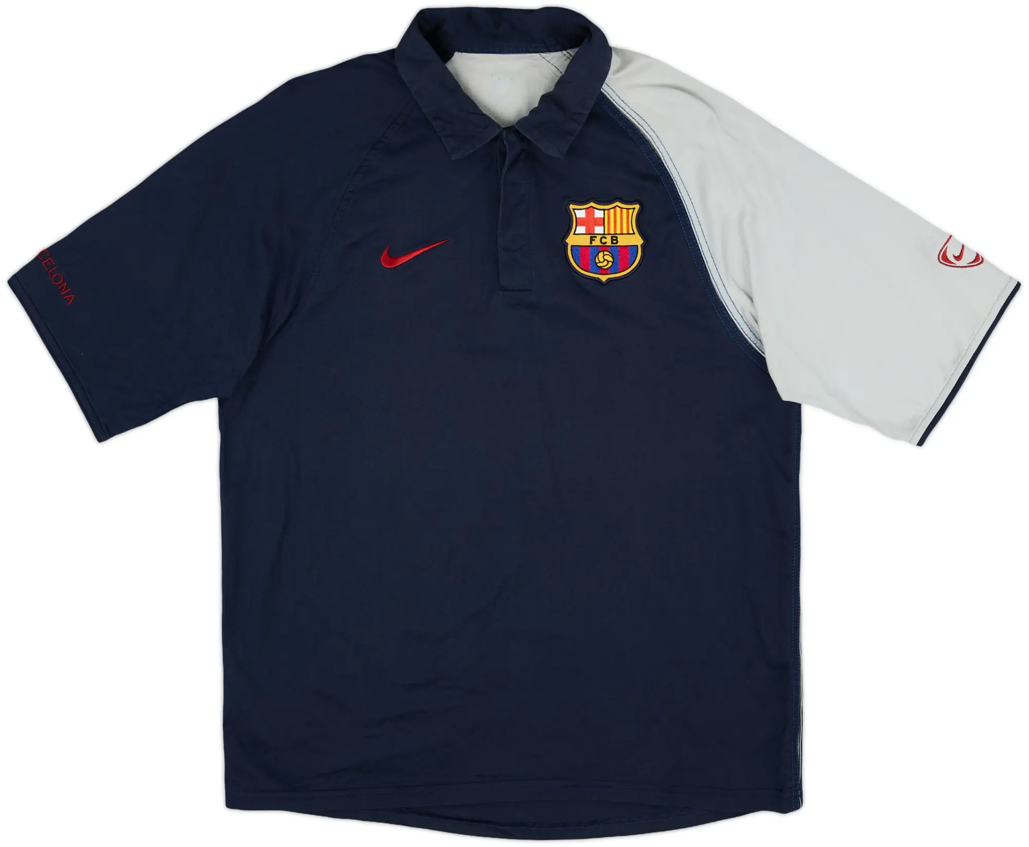 2004-05 Barcelona Nike Polo Shirt - 8/10 - (M)