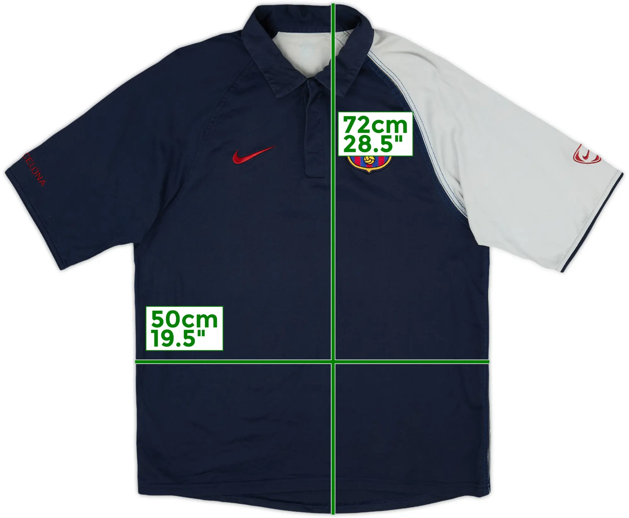 Nike Barcelona Mens SS Home Shirt 2004/05