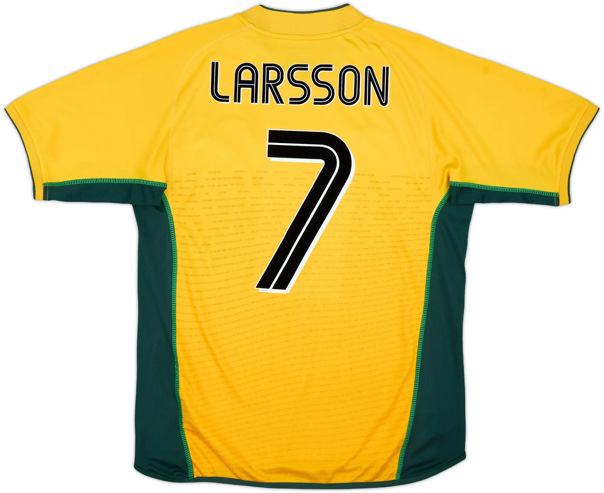 2002-03 Celtic Away Shirt Larsson #7 - 6/10 - (M)