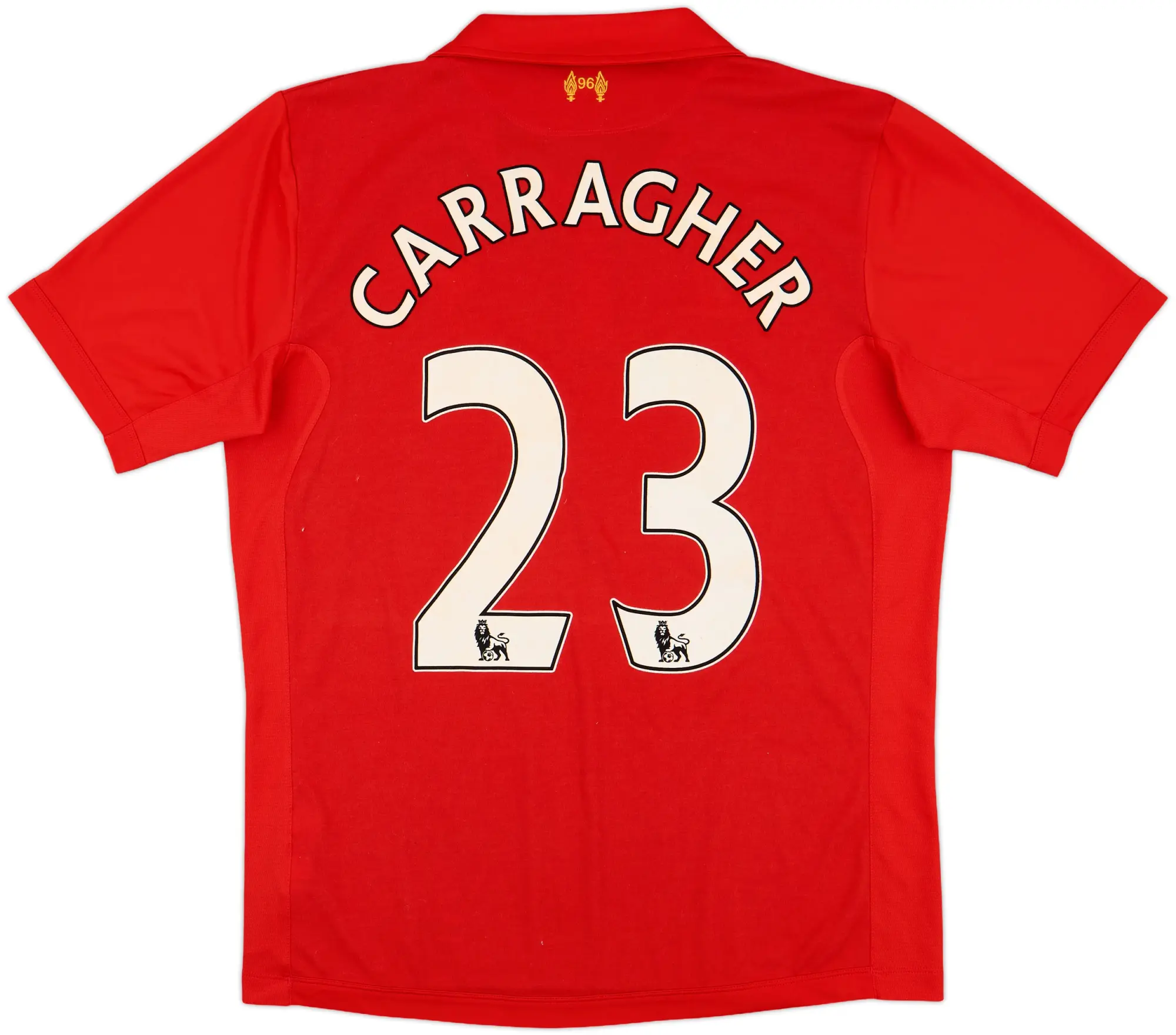 2012-13 Liverpool Home Shirt Carragher #23 - 8/10 - (L)