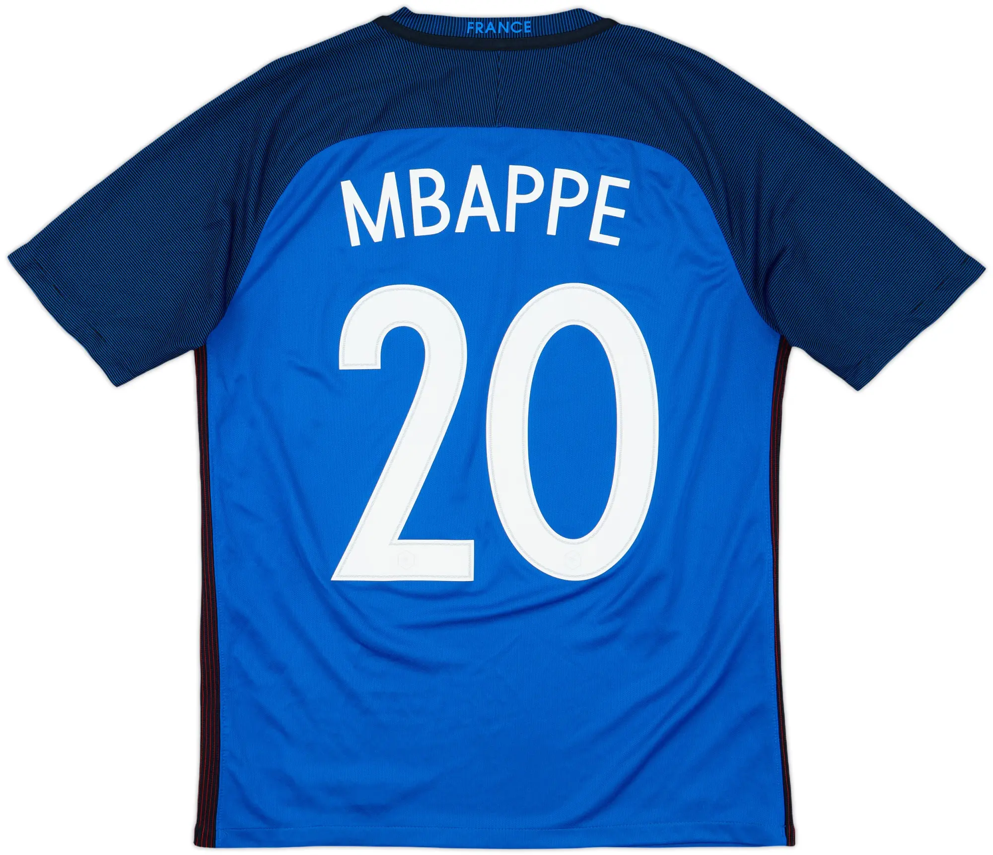 2016-17 France Home Shirt Mbappe #20 - 9/10 - (M)