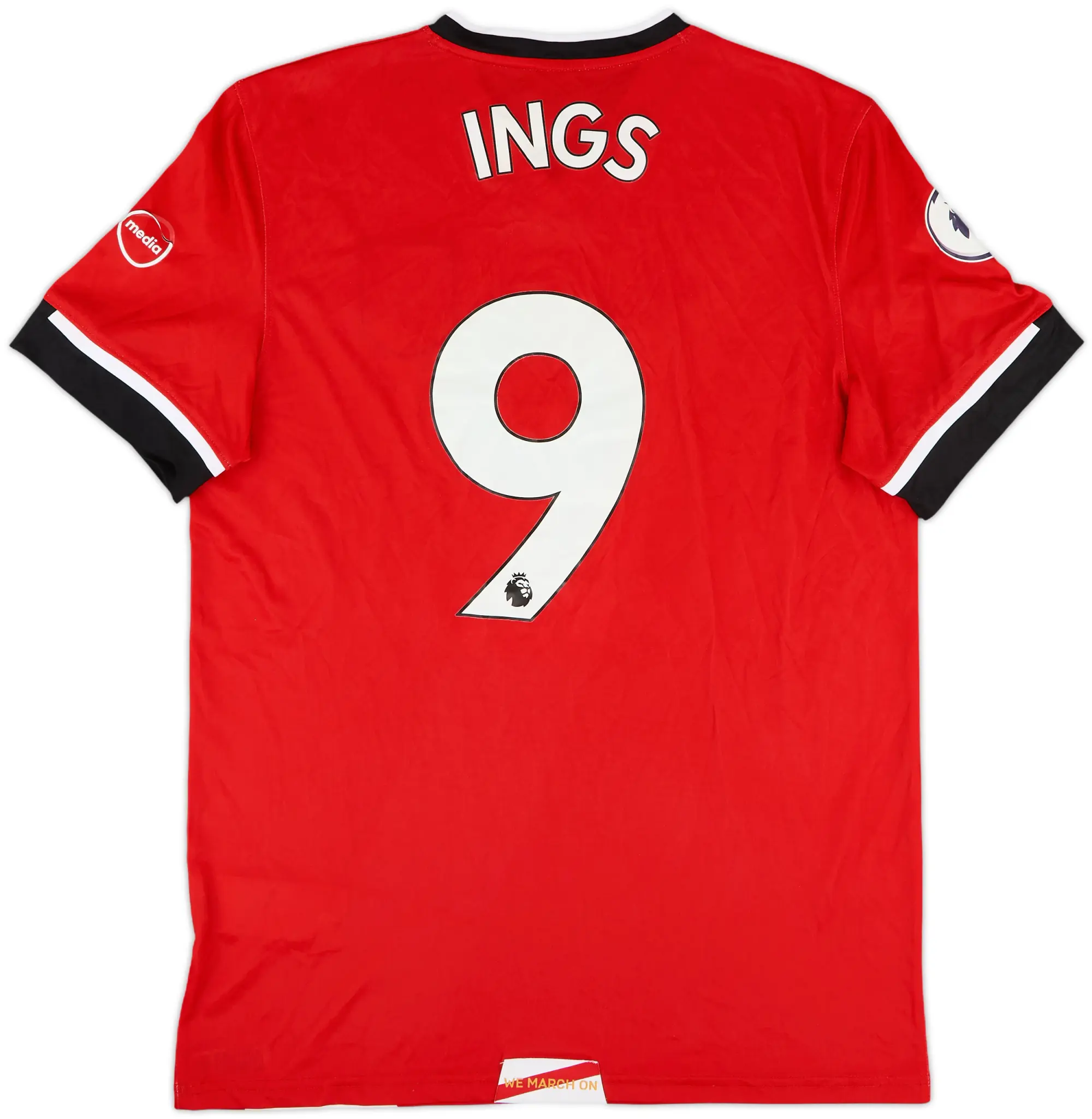 2020-21 Southampton Home Shirt Ings #9 - 6/10 - (M)