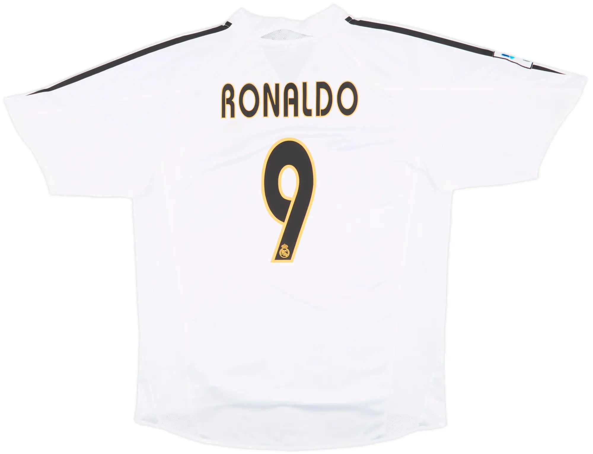 2004-05 Real Madrid Home Shirt Ronaldo #9 - 7/10 - (L)