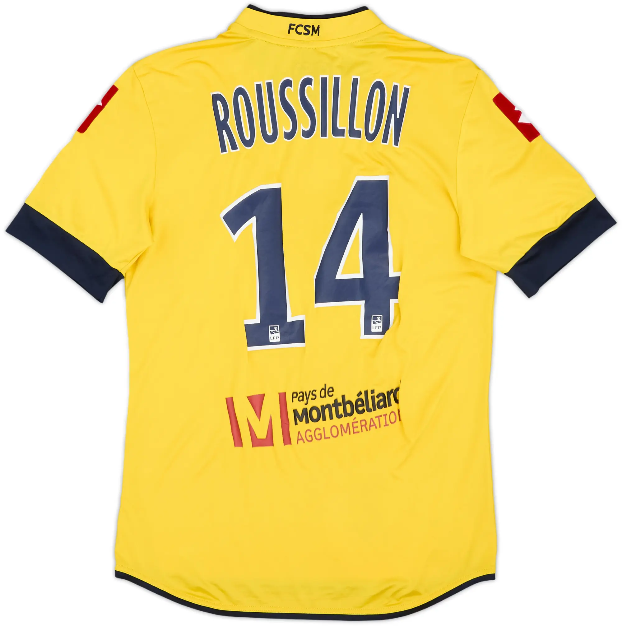 2013-14 Sochaux Home Shirt Roussillon #14 - 8/10 - (M)