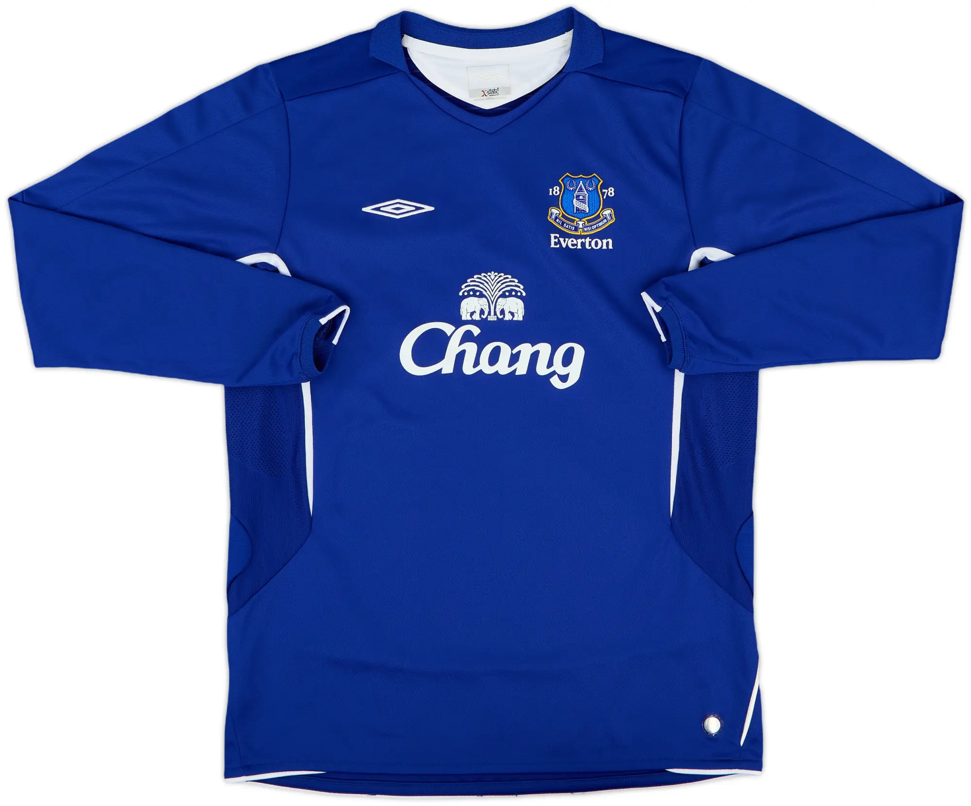 2005-06 Everton Home L/S Shirt - 9/10 - (XL.Boys)
