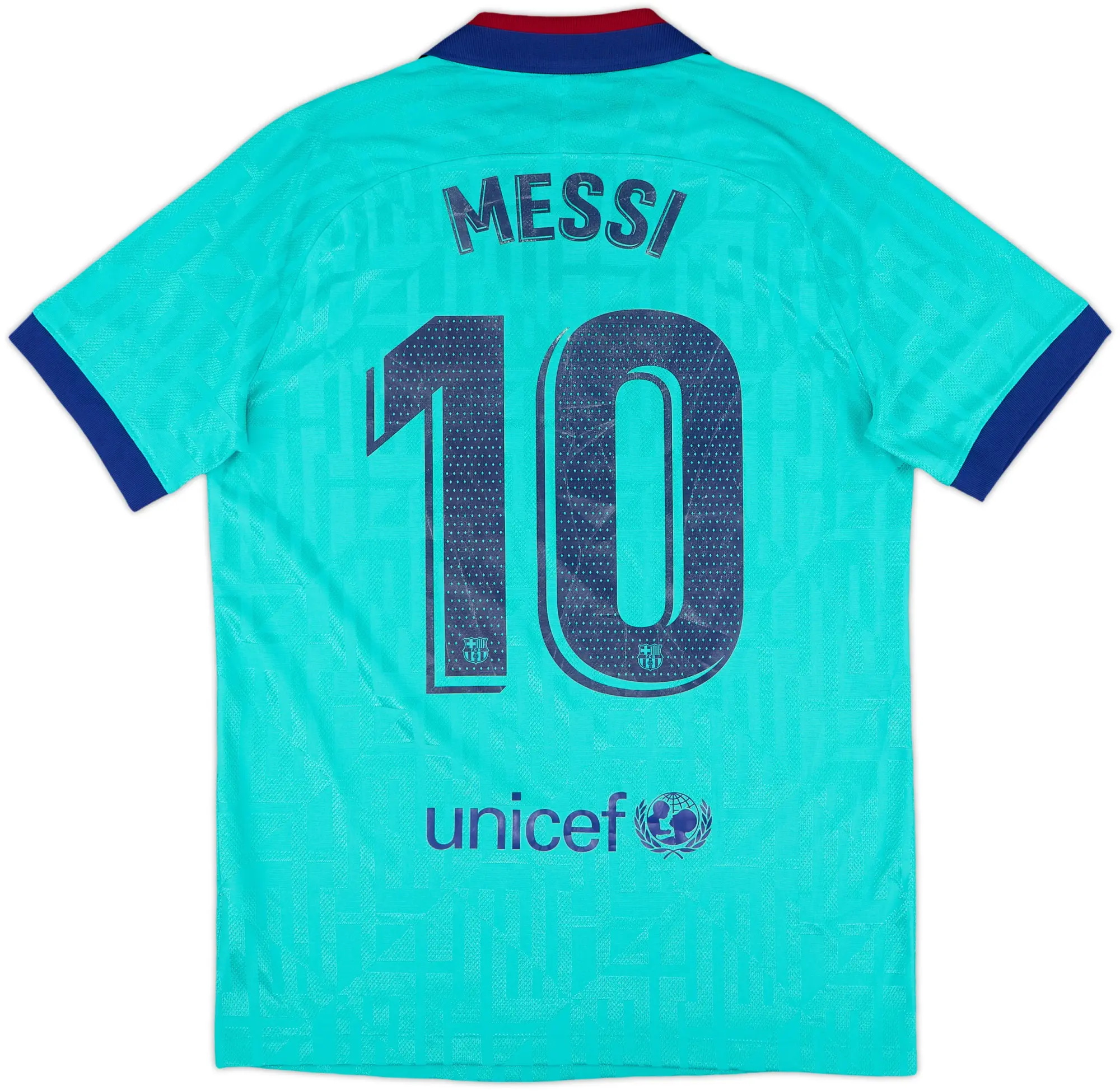 2019-20 Barcelona Authentic Third CL Shirt Messi #10 - 6/10 - (M)