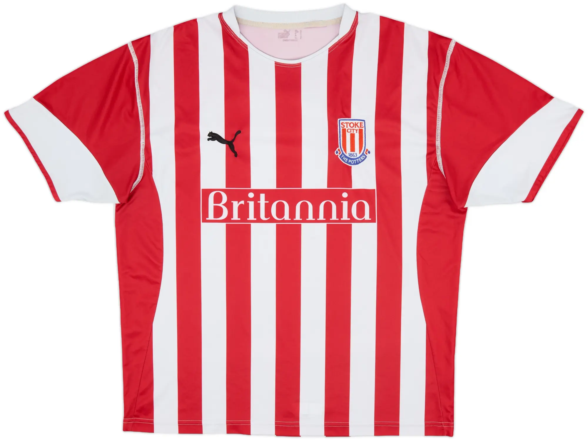 2004-05 Stoke City Home Shirt - 8/10 - (XL)