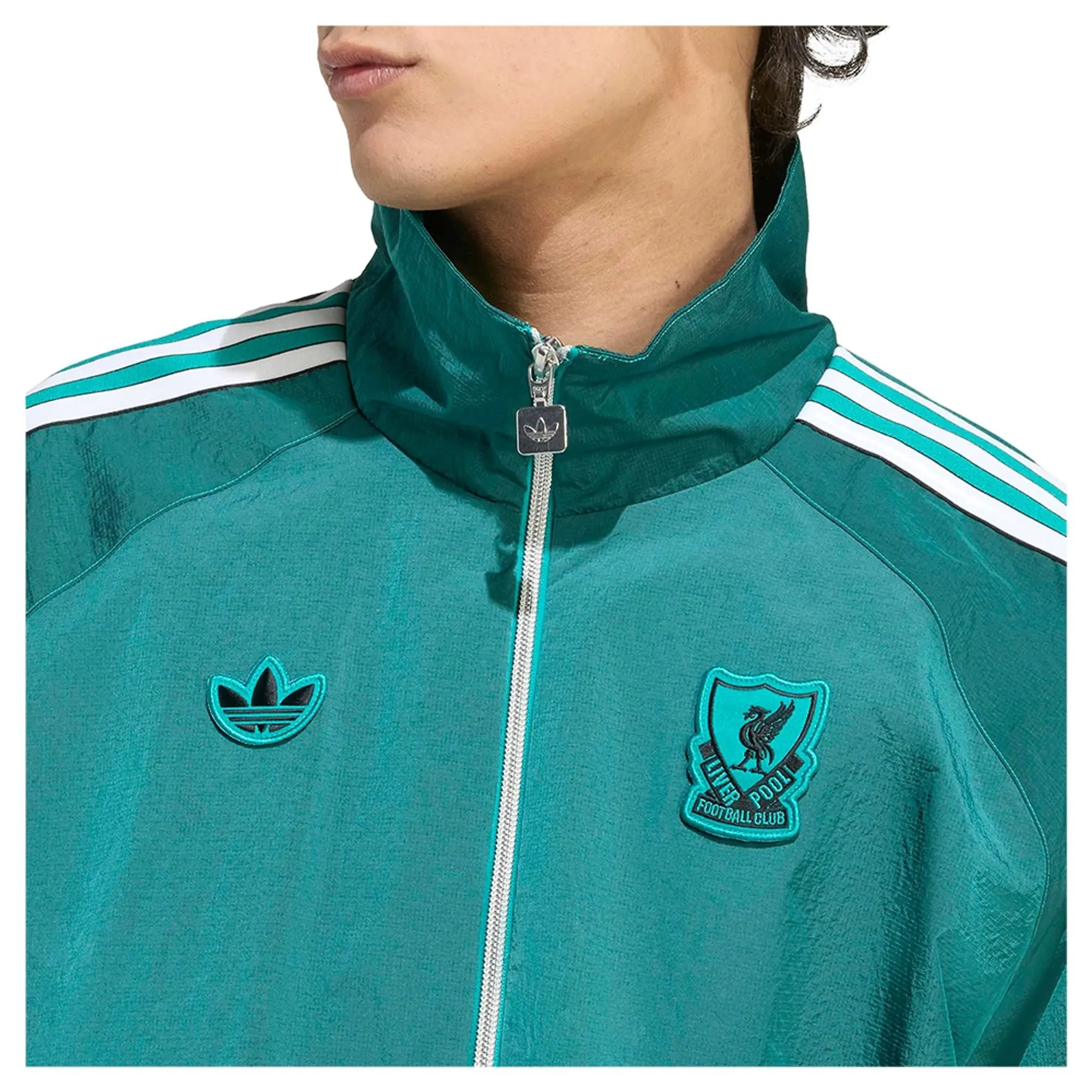 Adidas Liverpool Fc Terrace Icons Half Zip Sweatshirt