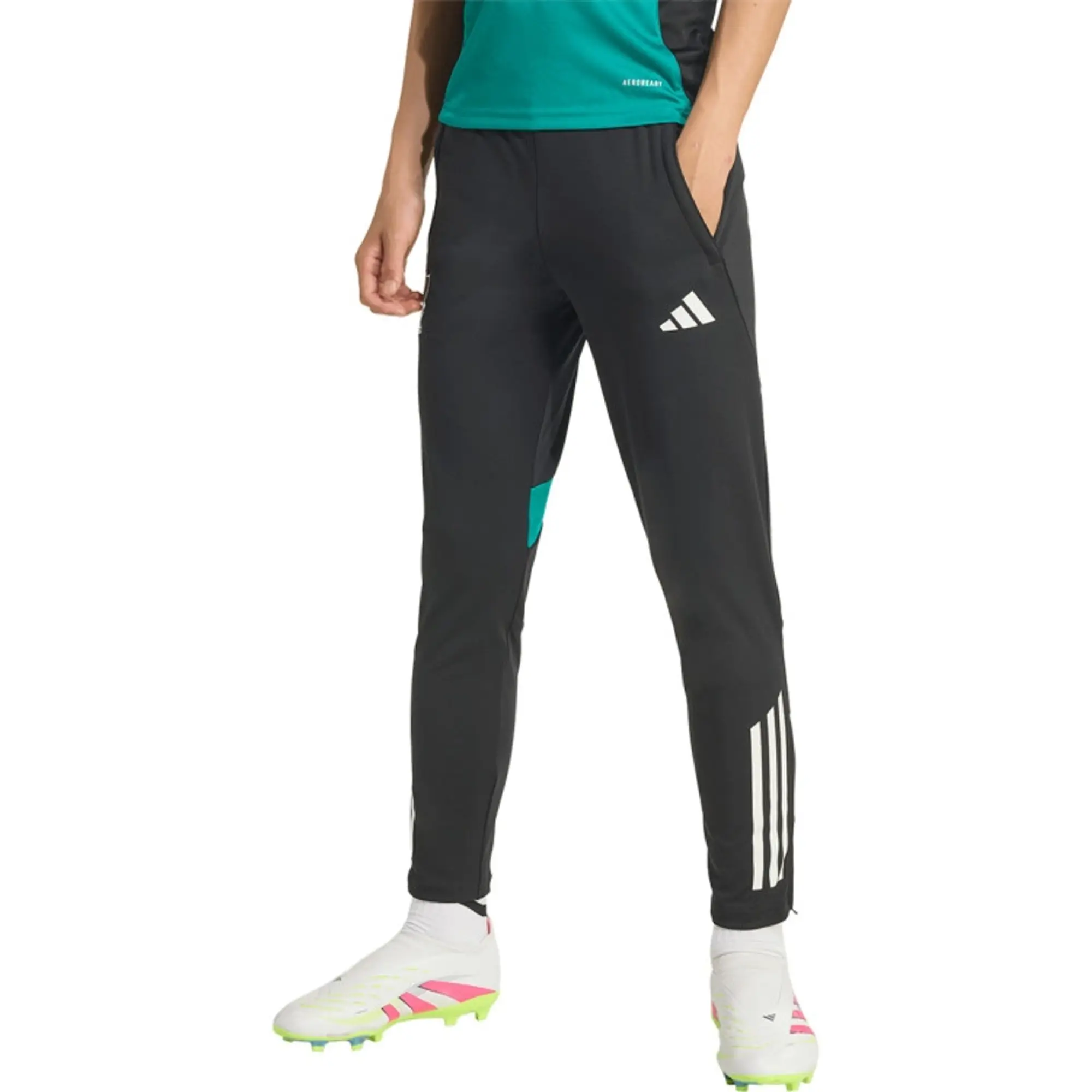 Liverpool Training Trousers Tiro 25 Eu - Black/White/Sea Green Kids - ['Black']