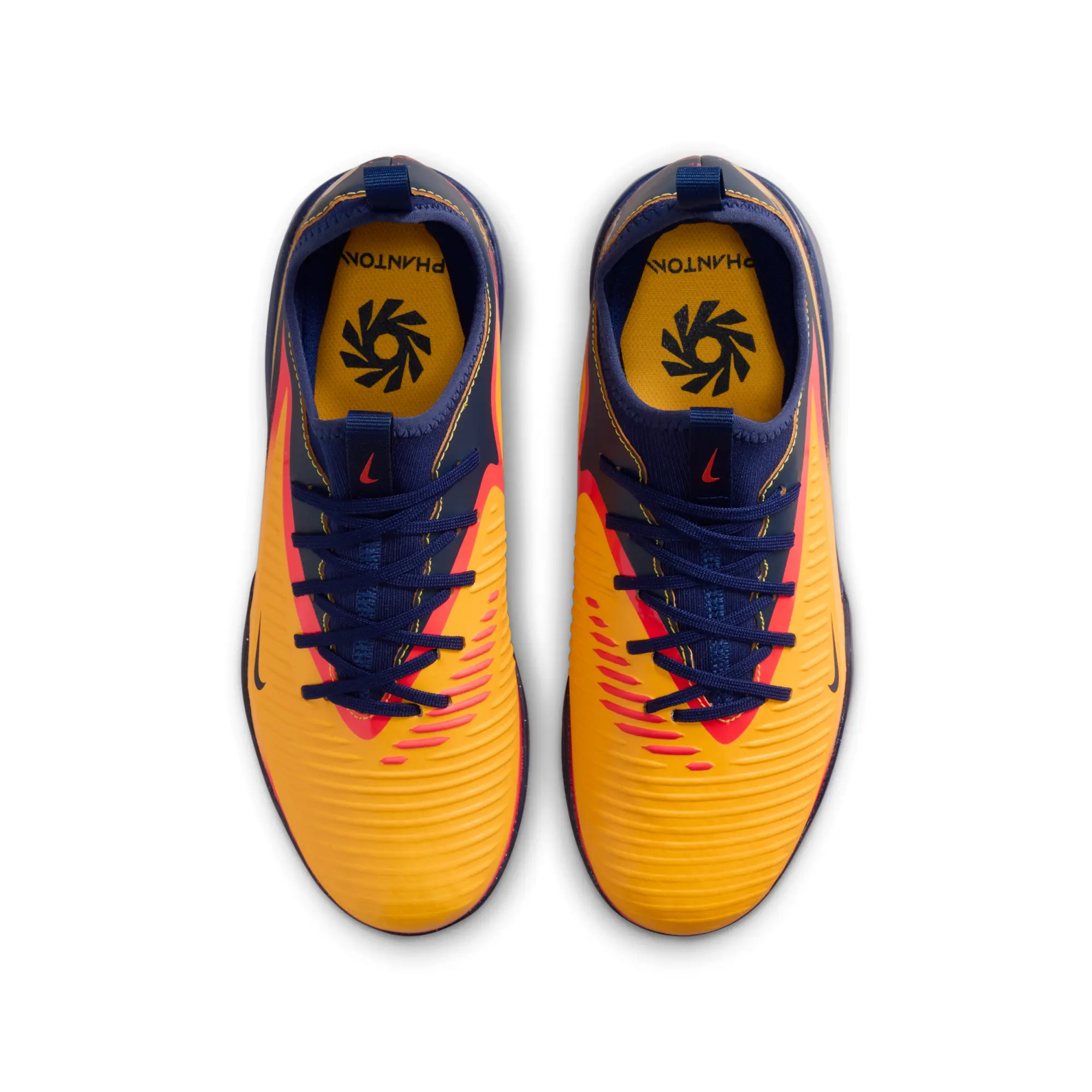 Nike Jr. Phantom 6 Low Academy 'Erling Haaland' Older Kids' Indoor/Court Football Shoe - Orange