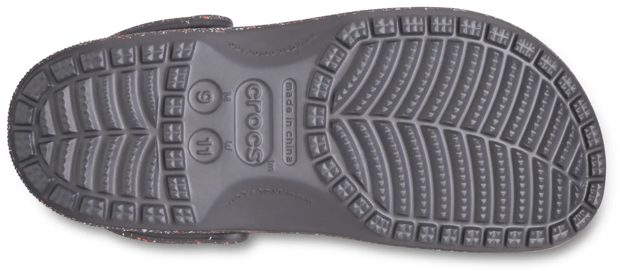 Crocs | Unisex | Classic Speckle | Clogs | Black Sand | W4/M3