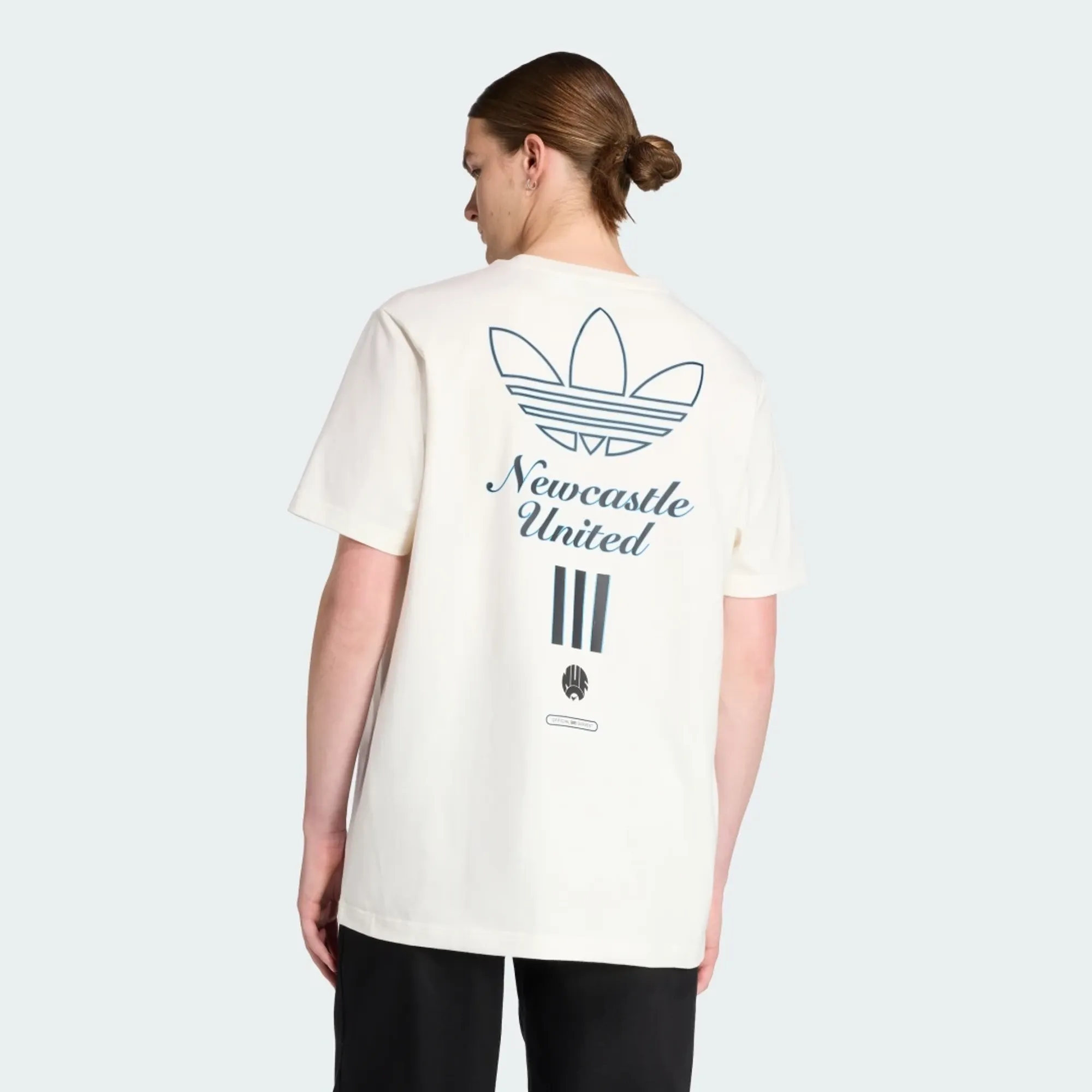 adidas Newcastle United FC Terrace Icons Graphic T-Shirt | JM9495