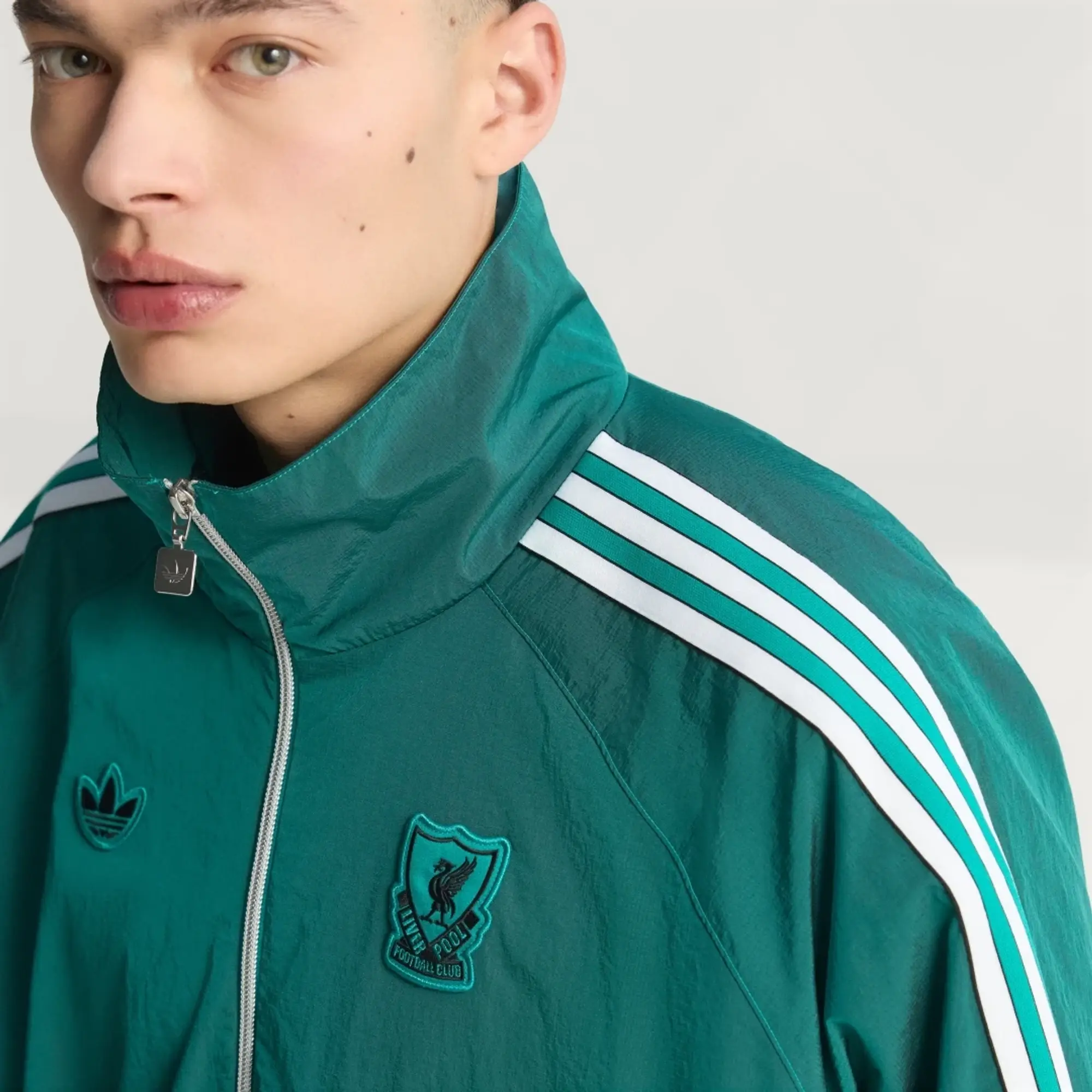 adidas Liverpool FC Terrace Icons Half-Zip Jacket