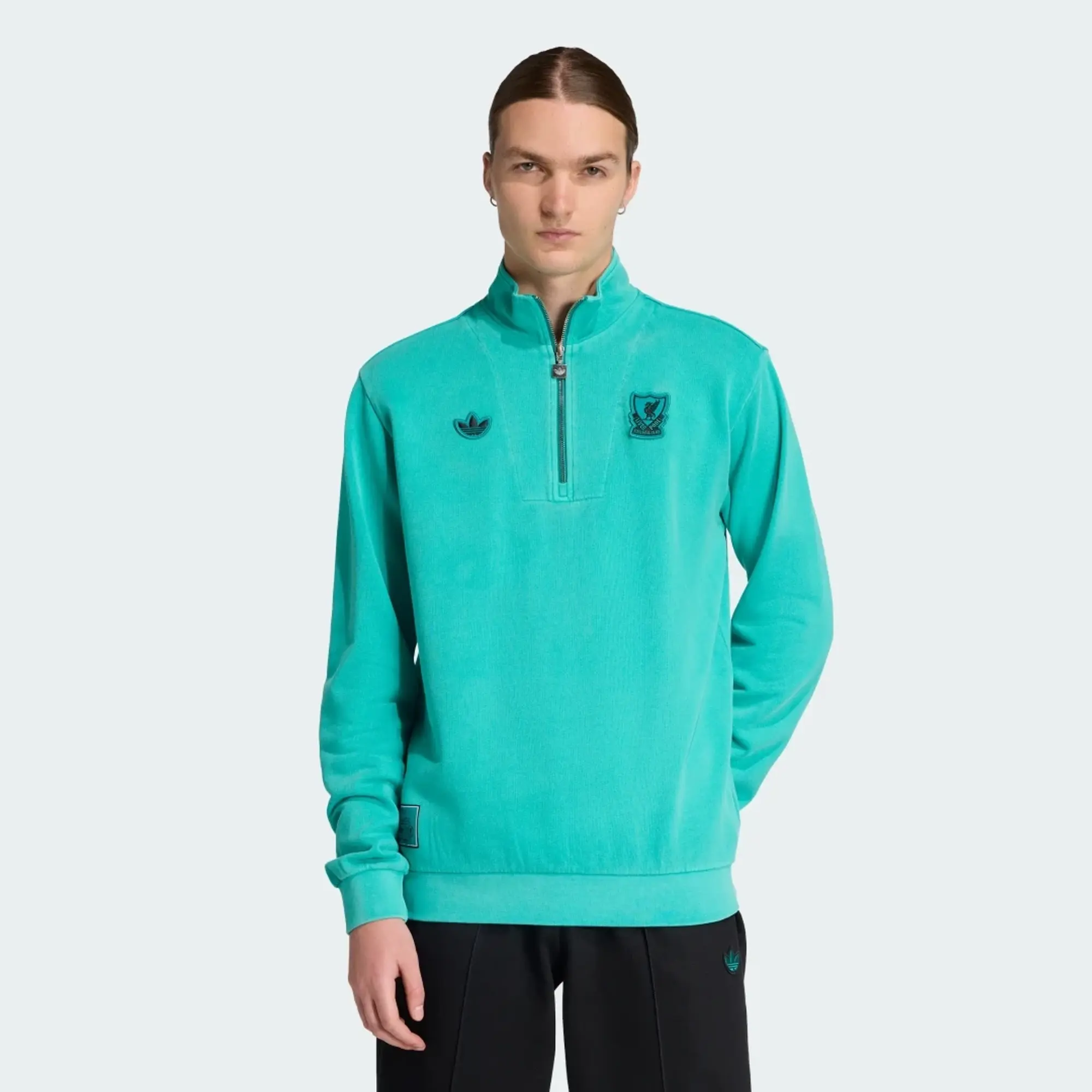 adidas Liverpool FC Terrace Icons Half-Zip Top