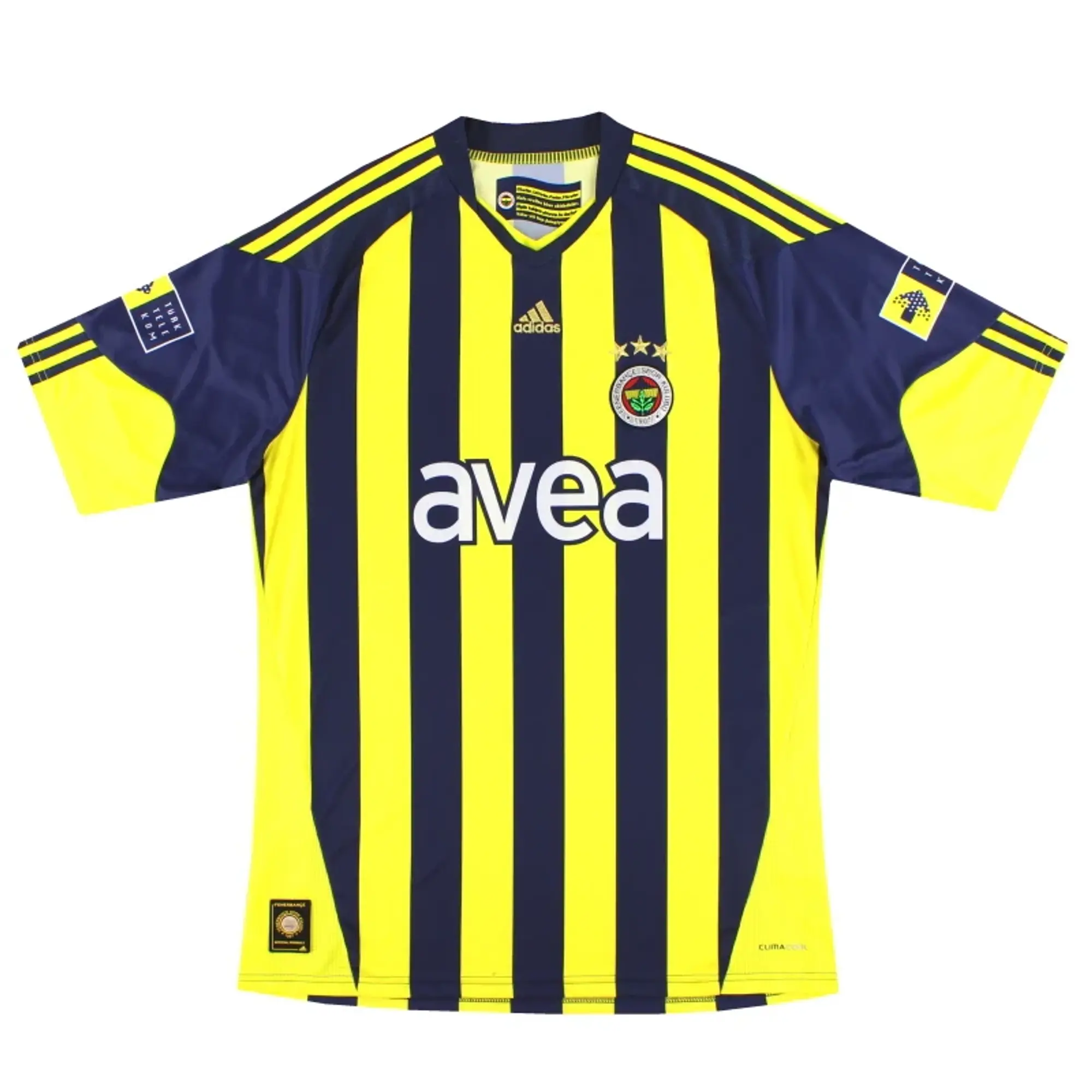 2011-12 Fenerbahce adidas Home Shirt *Mint* XL - Fenerbahce / Mint 