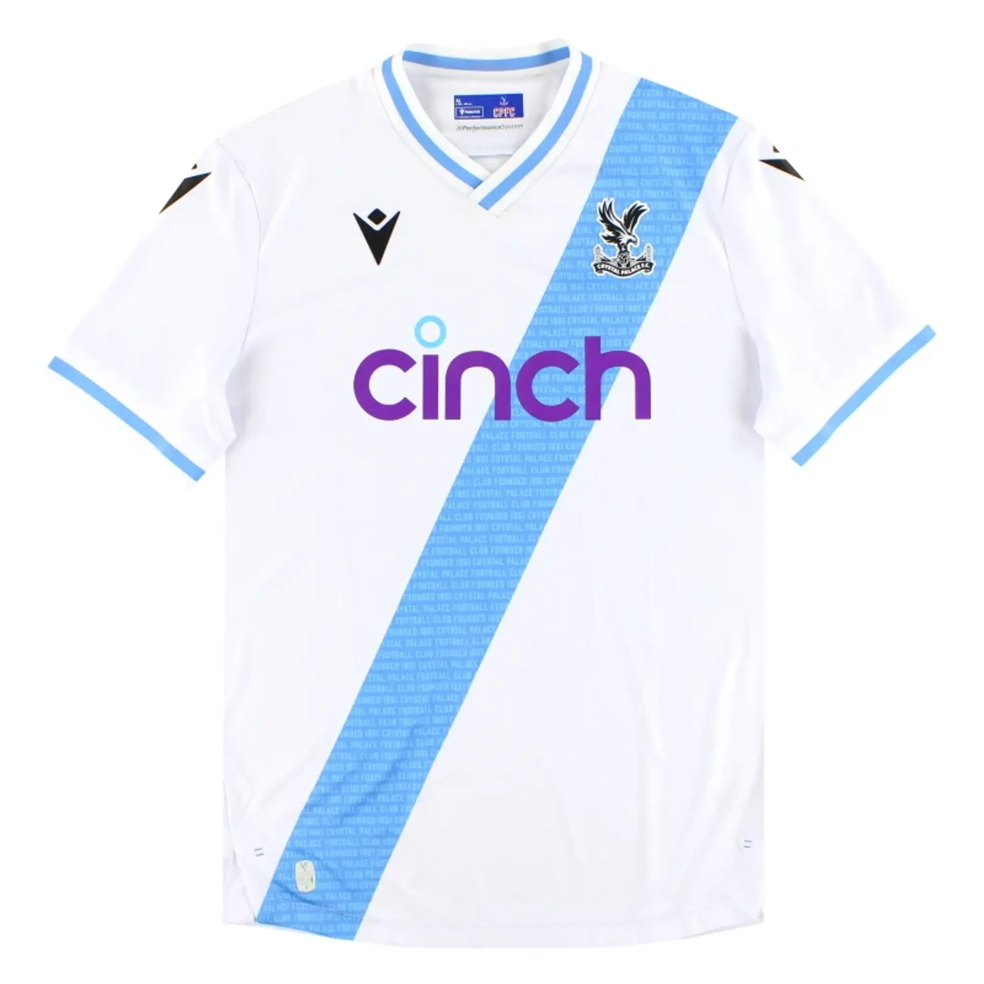 2023-24 Crystal Palace Macron Away Shirt XL - Crystal Palace / Excellent 