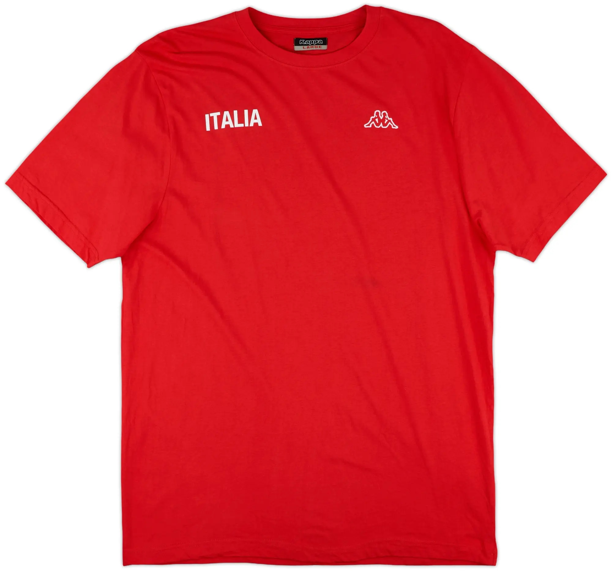 2001-02 Italy Kappa Cotton Tee - 9/10 - (L)