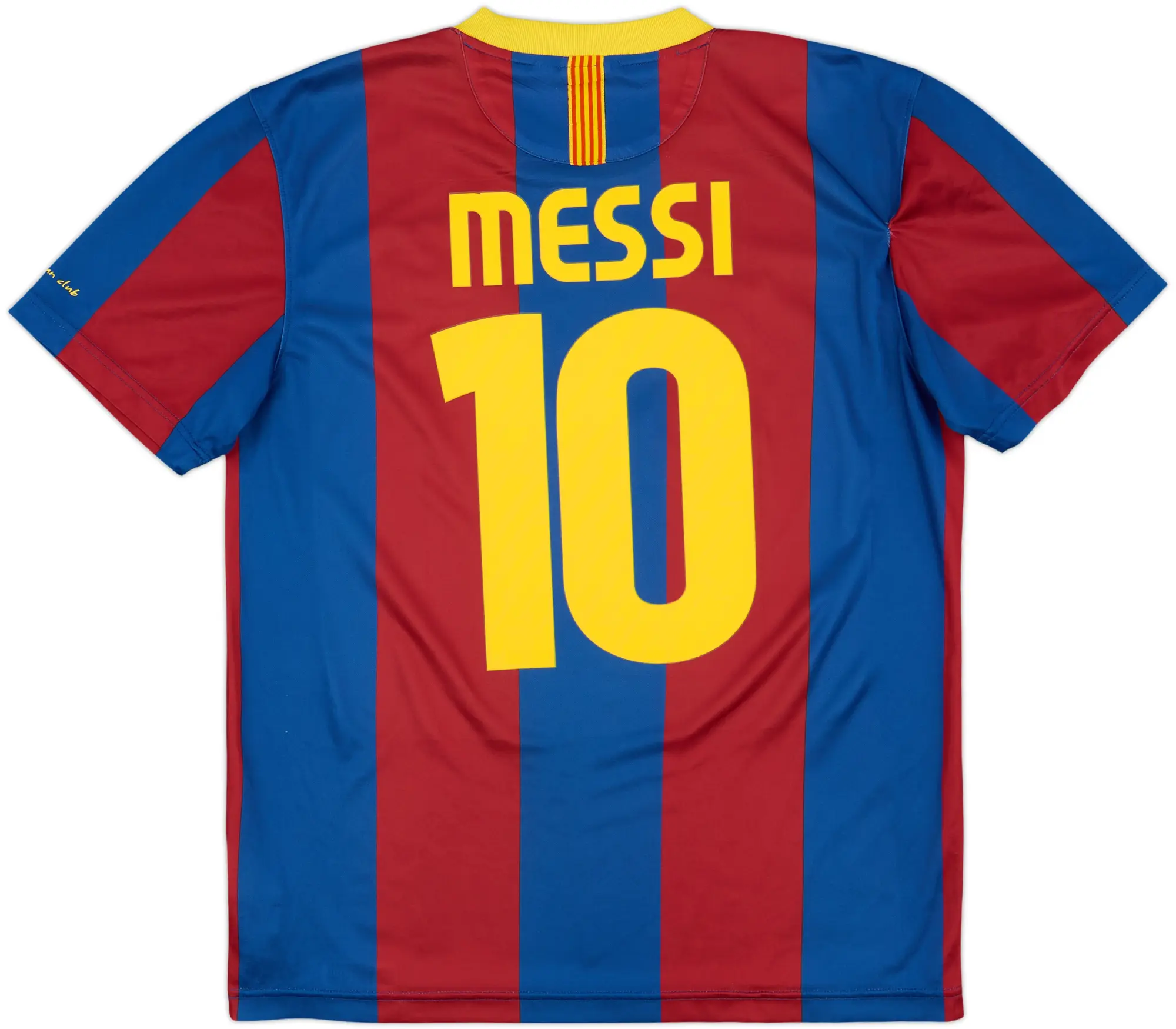 2010-11 Barcelona Basic Home Shirt Messi #10 - 9/10 - (M)