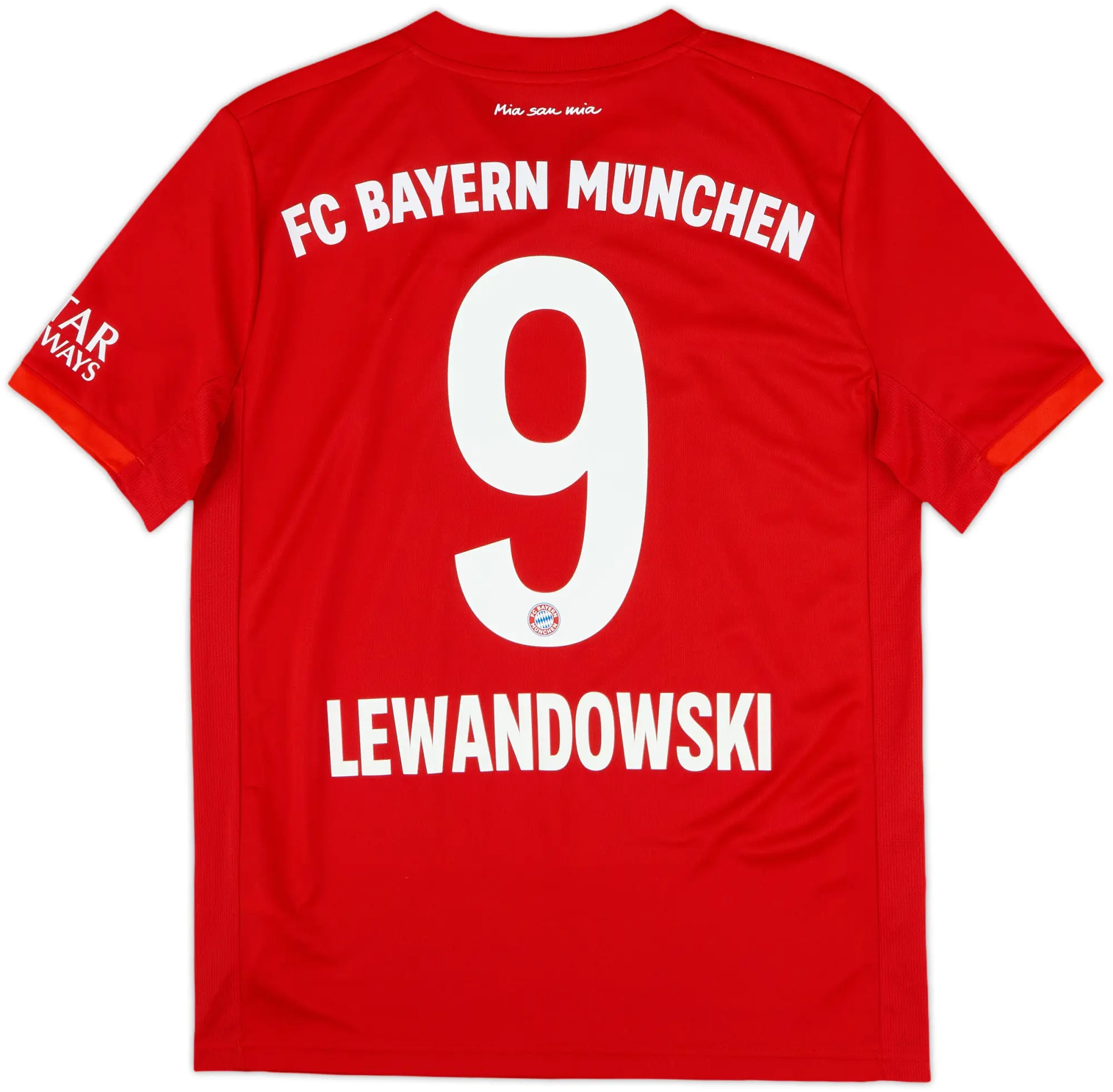 2019-20 Bayern Munich Home Shirt Lewandowski #9 - 9/10 - (L.Boys)