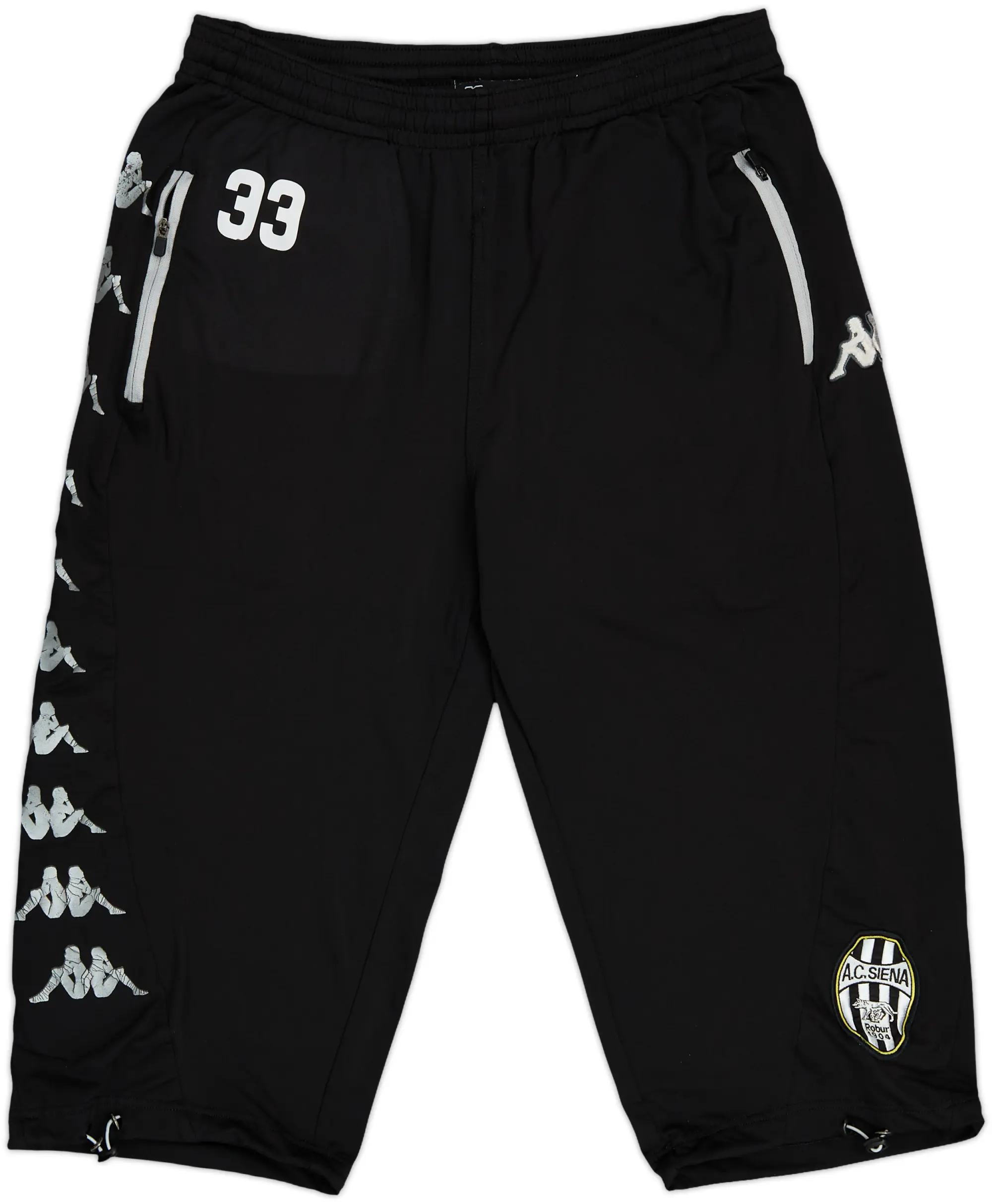 2009-10 Siena Kappa 3/4 Training Pants #33 - 5/10 - (L)