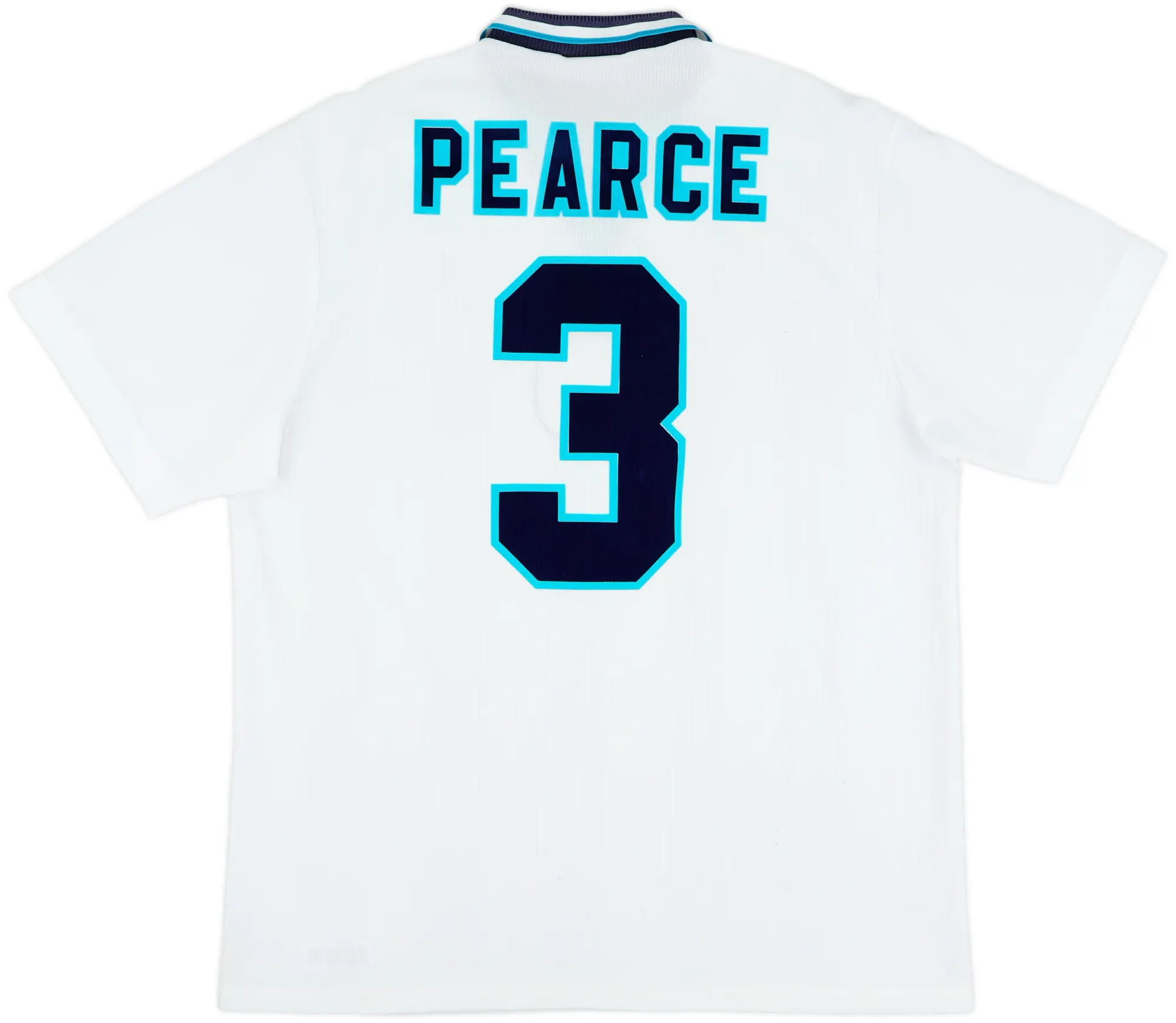 1995-97 England Home Shirt Pearce #3 - 9/10 - (XL)