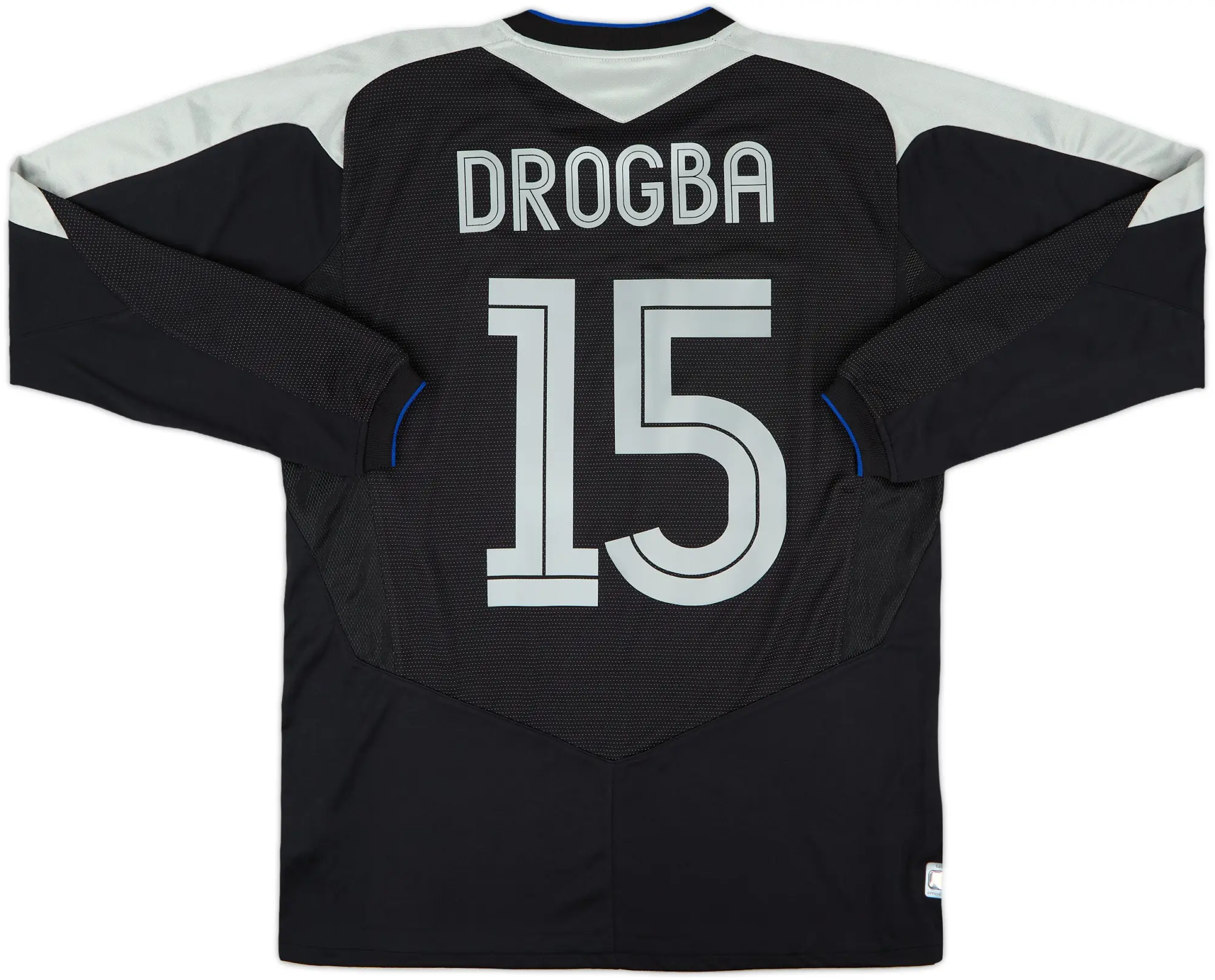 2004-05 Chelsea Away L/S Shirt Drogba #15 - 7/10 - (M)